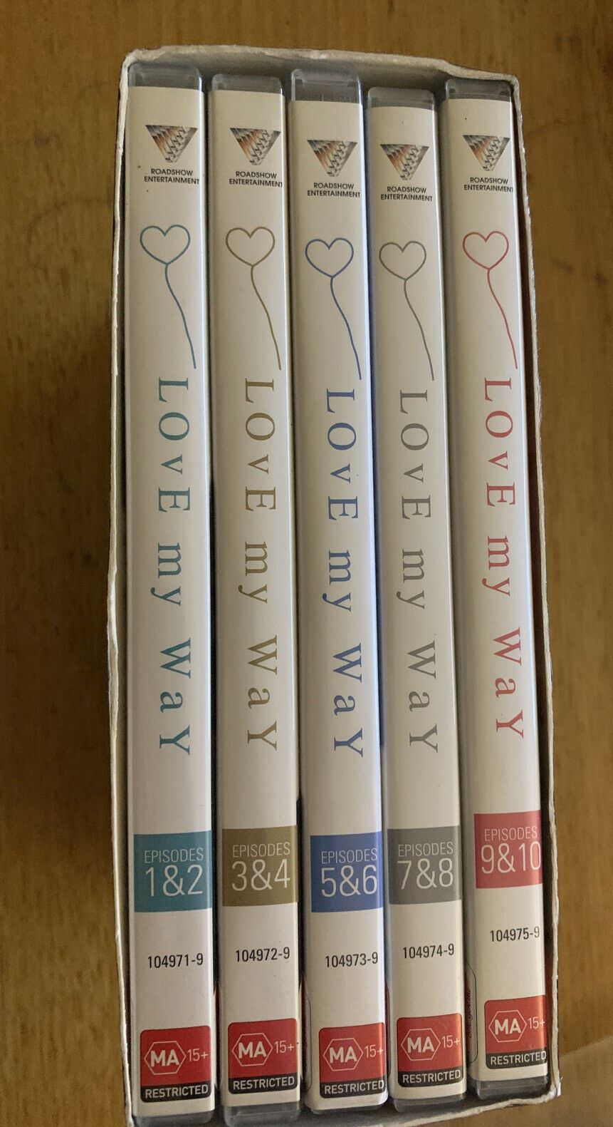 Love My Way : Series 1 (DVD, 2006, 5-Disc Set)