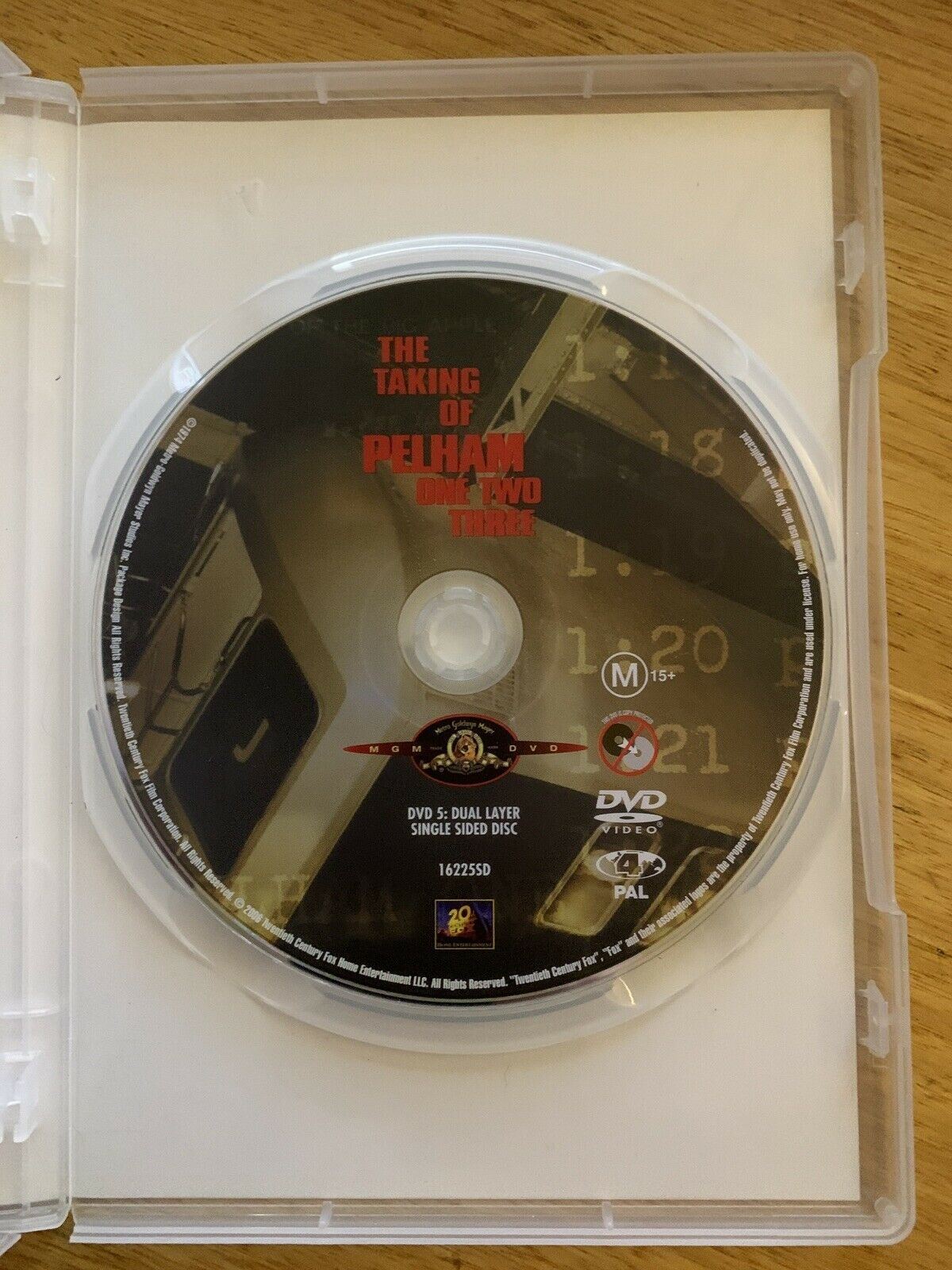 The Taking Of Pelham One Two Three (DVD, 1974) Walter Matthau - Region 4