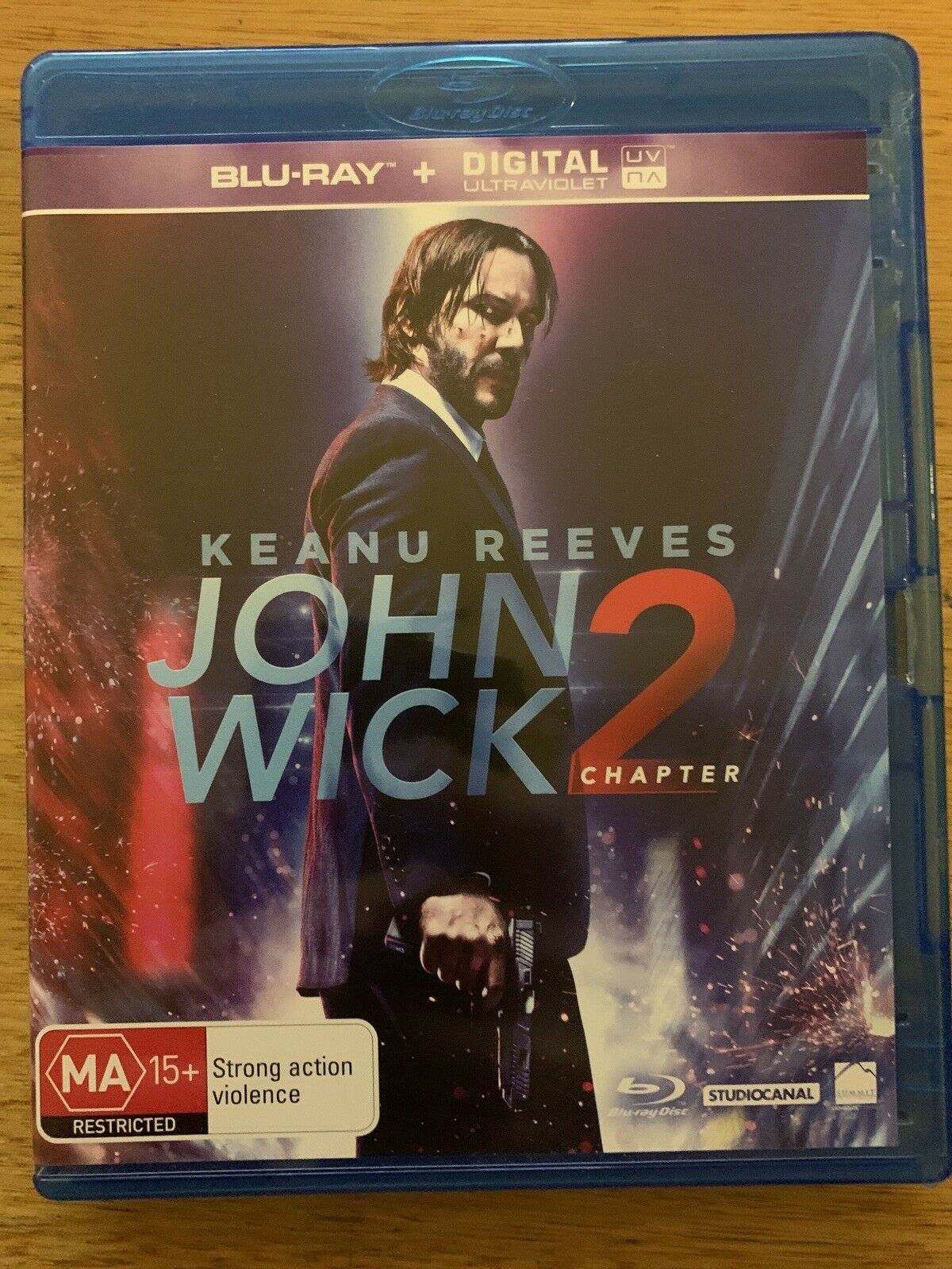 John Wick Trilogy 1,2,3 (Blu-Ray) Keanu Reeves - Region B