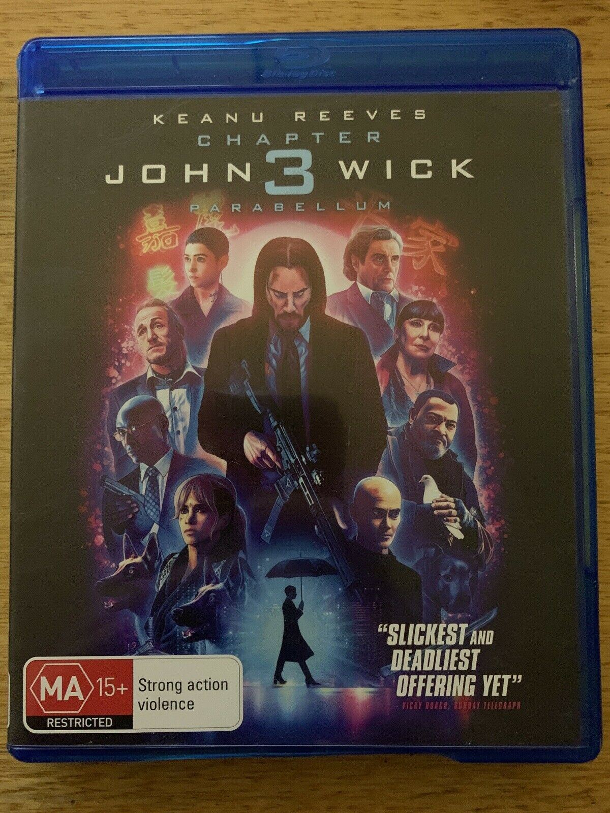 John Wick Trilogy 1,2,3 (Blu-Ray) Keanu Reeves - Region B