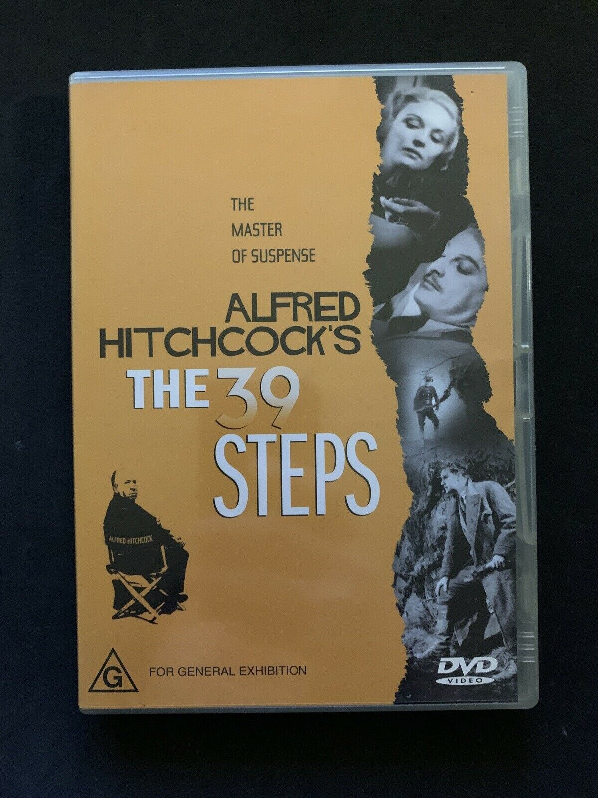 The 39 Steps (DVD, 1935) Alfred Hitchcock Film - Robert Donat - Region 4