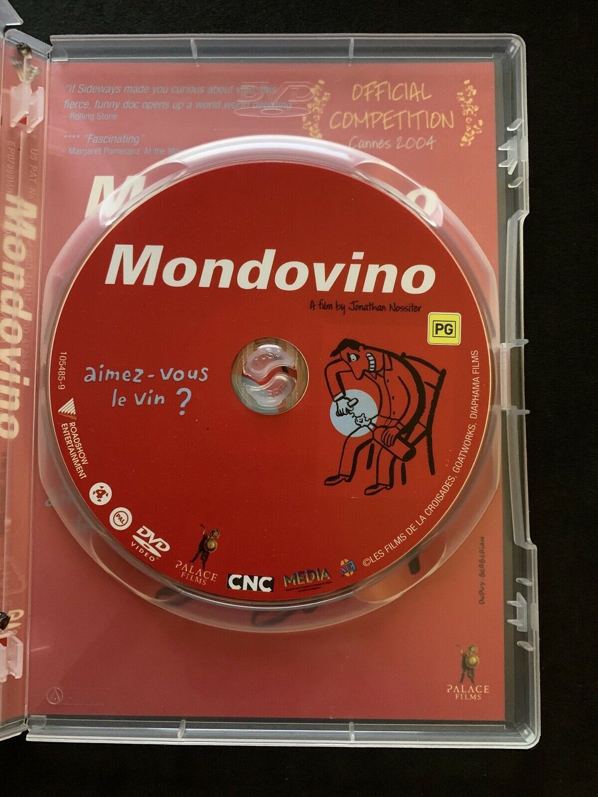 Mondovino (DVD, 2004) Documentary of Wine by Jonathan Nossiter - Region 4