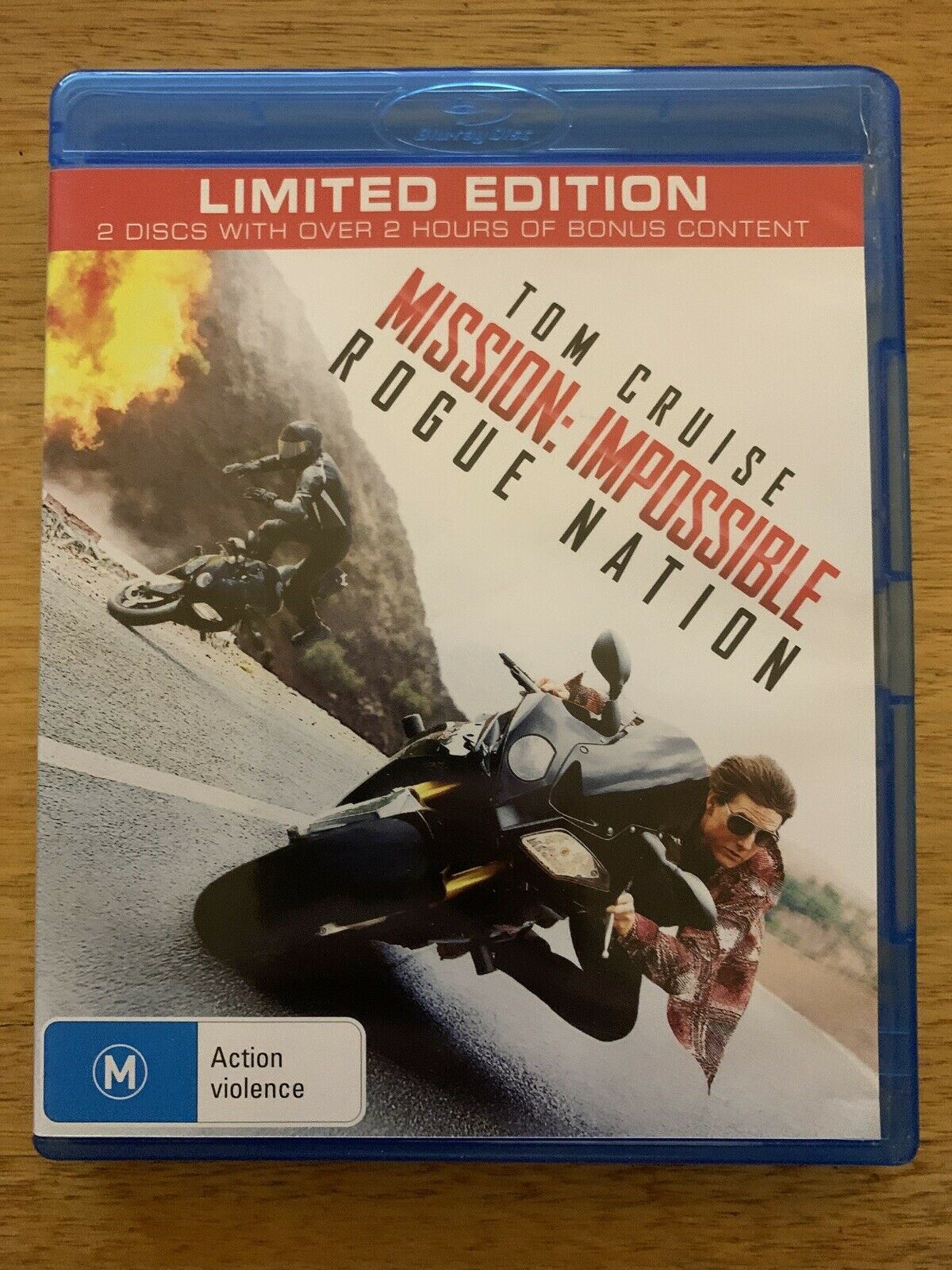 3x Mission Impossible Movies Bluray - Rogue Nation, Ghost Protocol, Fallout