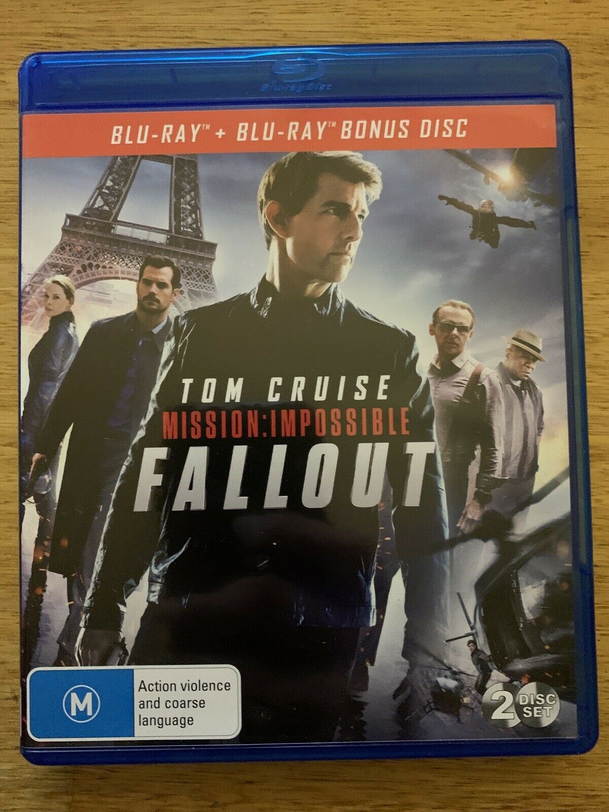 3x Mission Impossible Movies Bluray - Rogue Nation, Ghost Protocol, Fallout