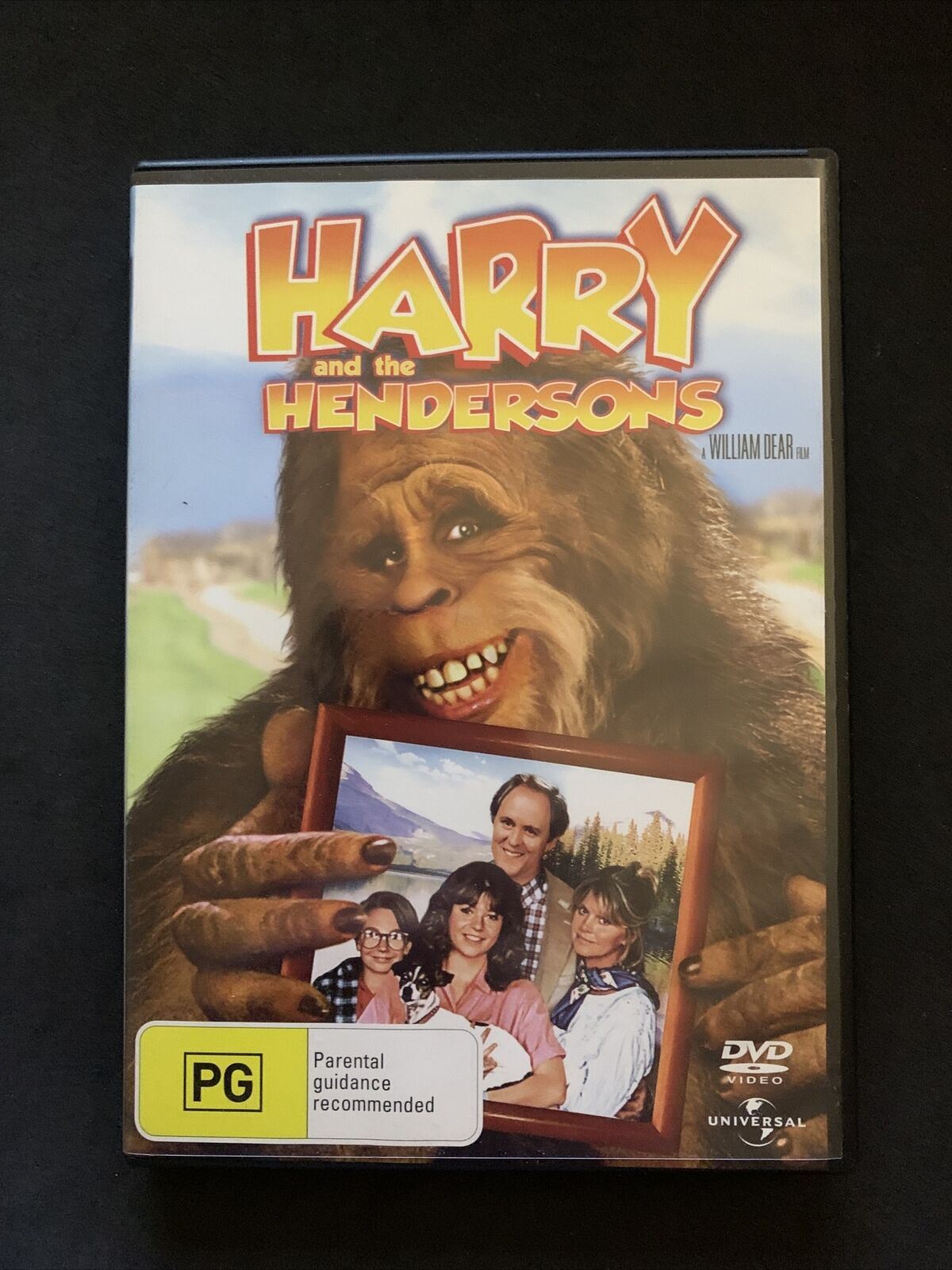 Harry and The Hendersons (DVD, 1987) John Lithgow, Melinda Dillon. Region 4