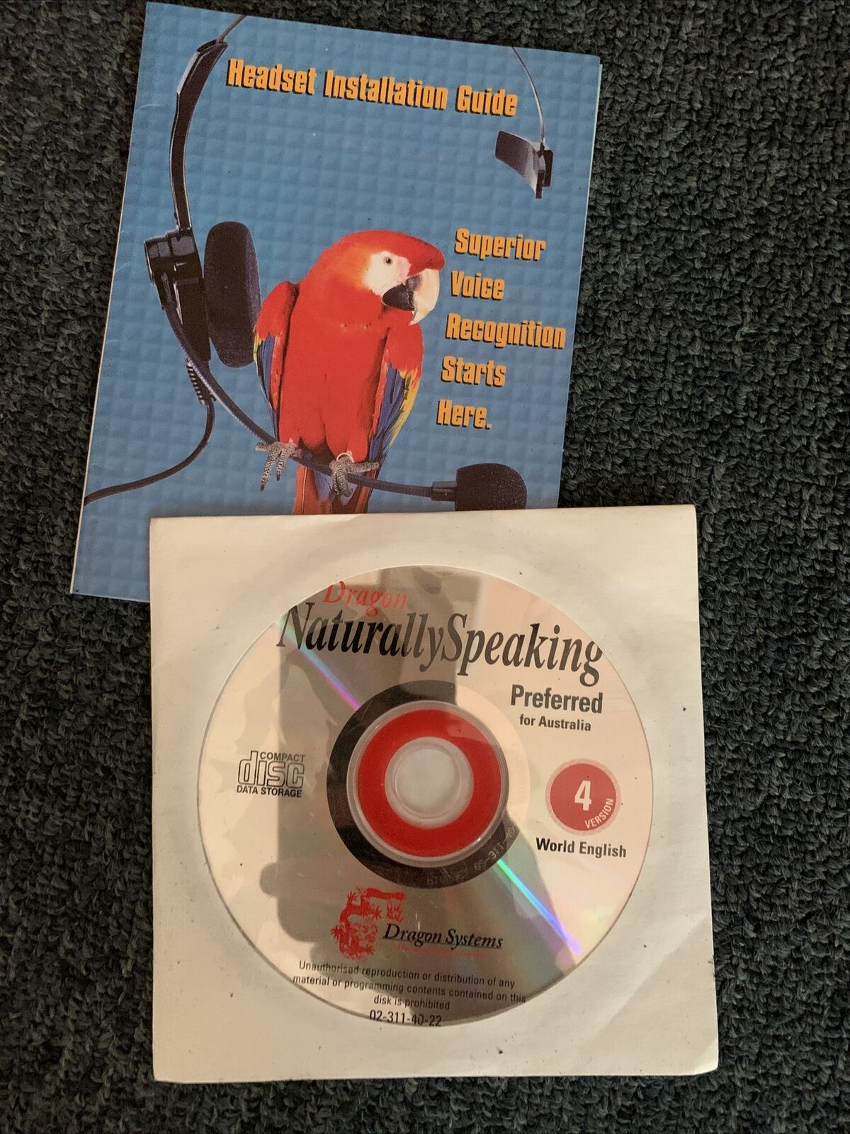 Dragon Naturally Speaking Preferred 4 with Headset for Windows 95/98