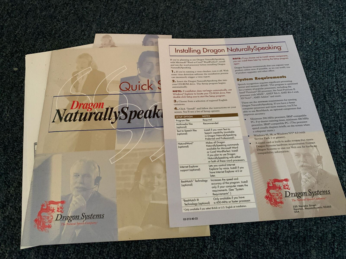 Dragon Naturally Speaking Preferred 4 with Headset for Windows 95/98