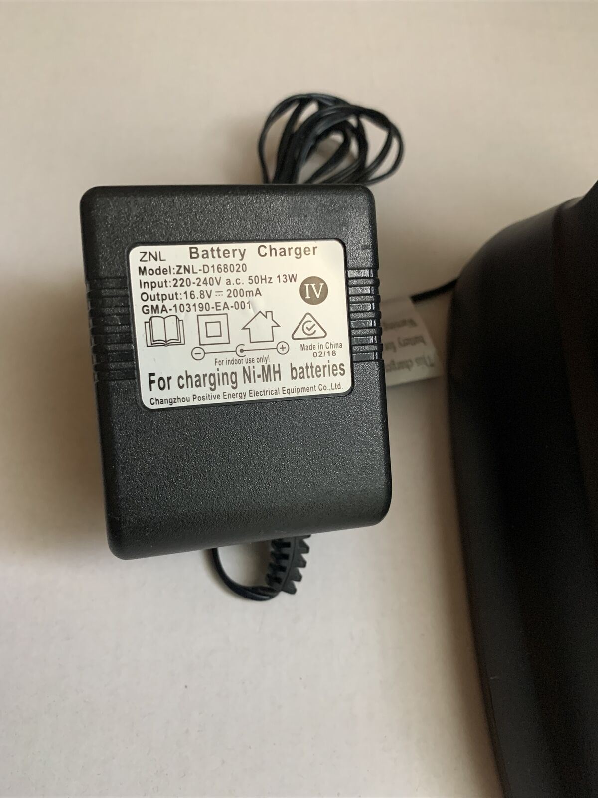 Genuine Home & Co Battery Charger ZNL-D16020 For Vacuum Cleaner RC16C 16.8v