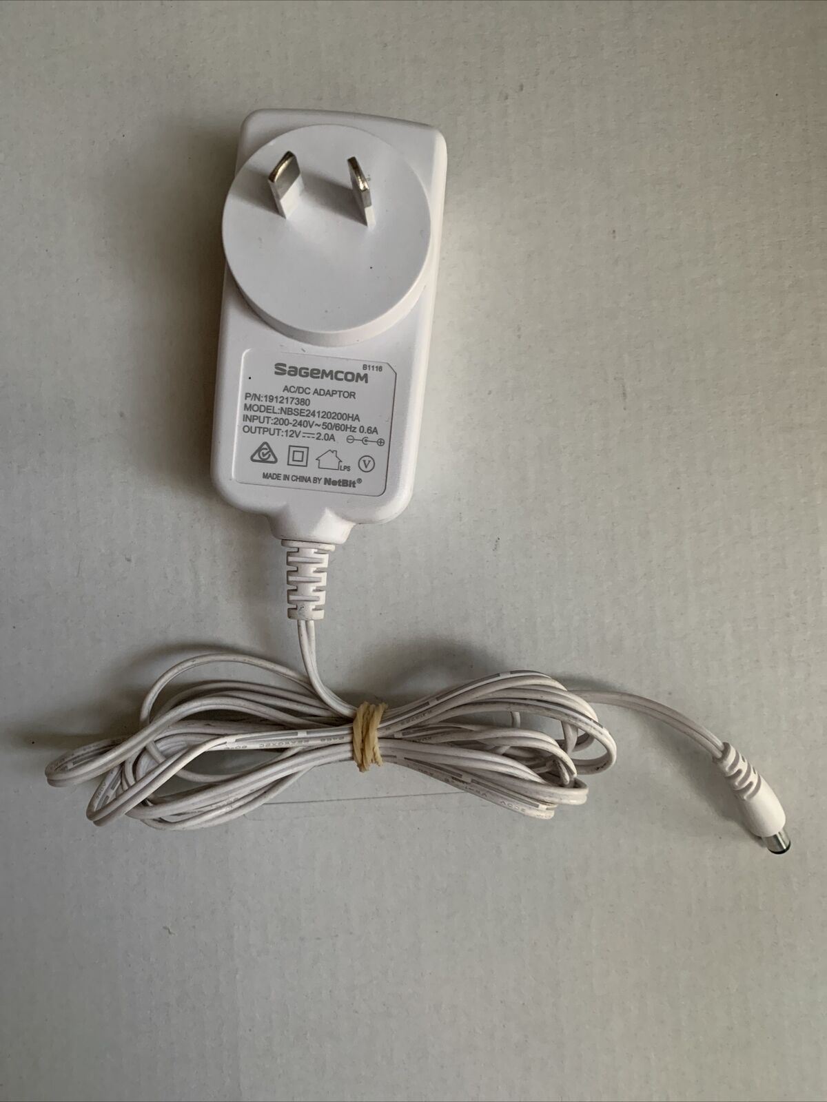 Genuine Sagemcom NBSE24120200HA AC Adapter 12v 2A