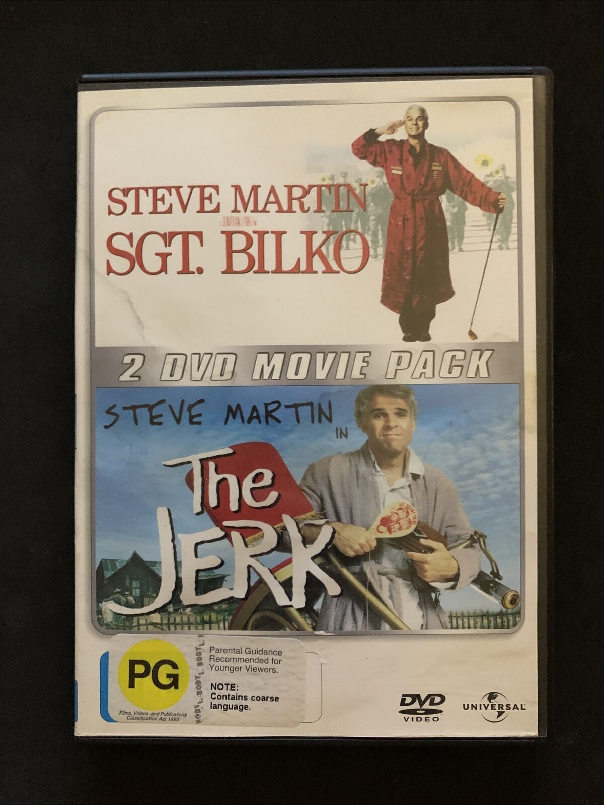 Sgt Bilko / The Jerk (DVD) Steve Martin. Region 4