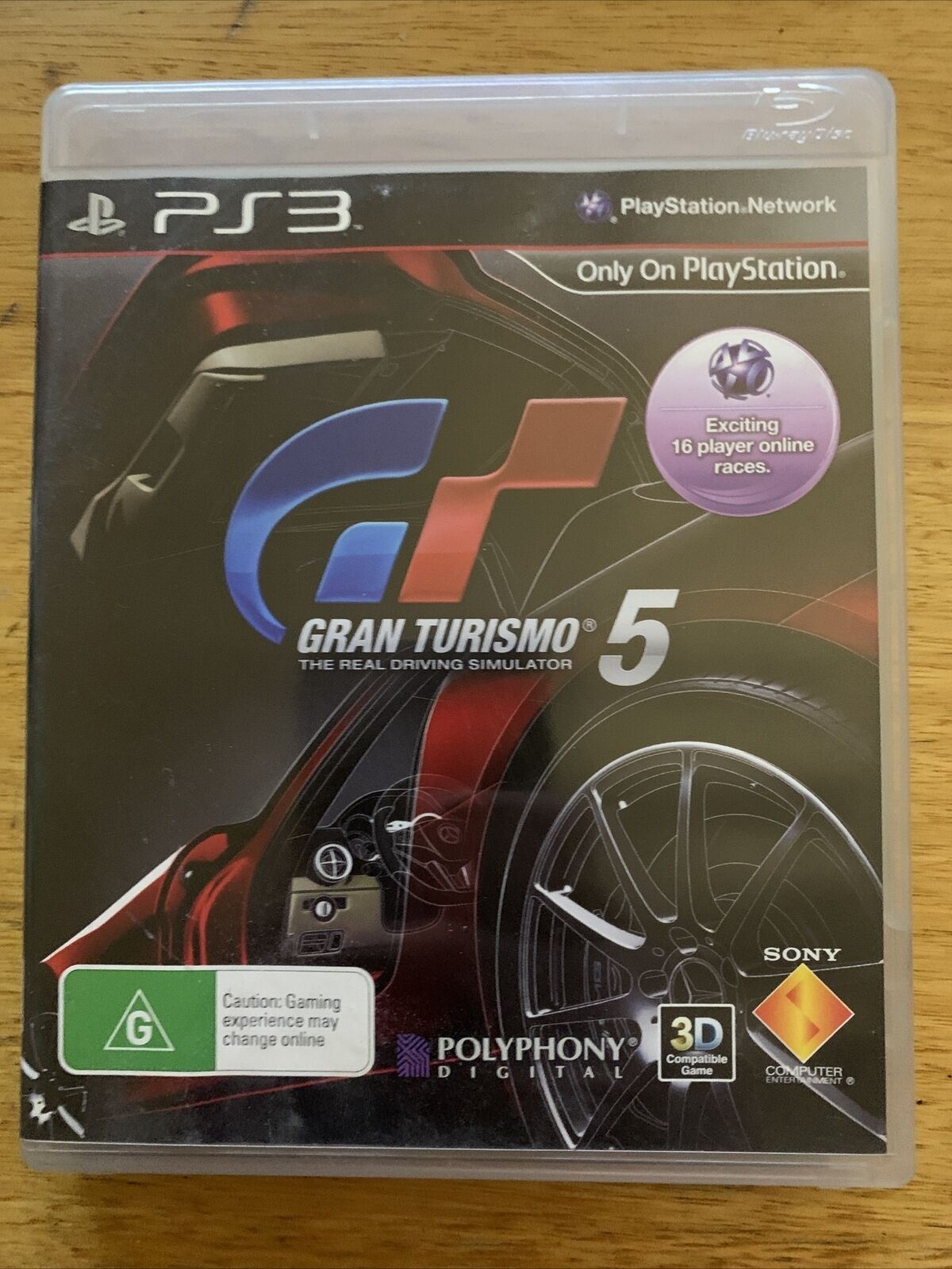 Gran Turismo 5 - PS3 with Manual