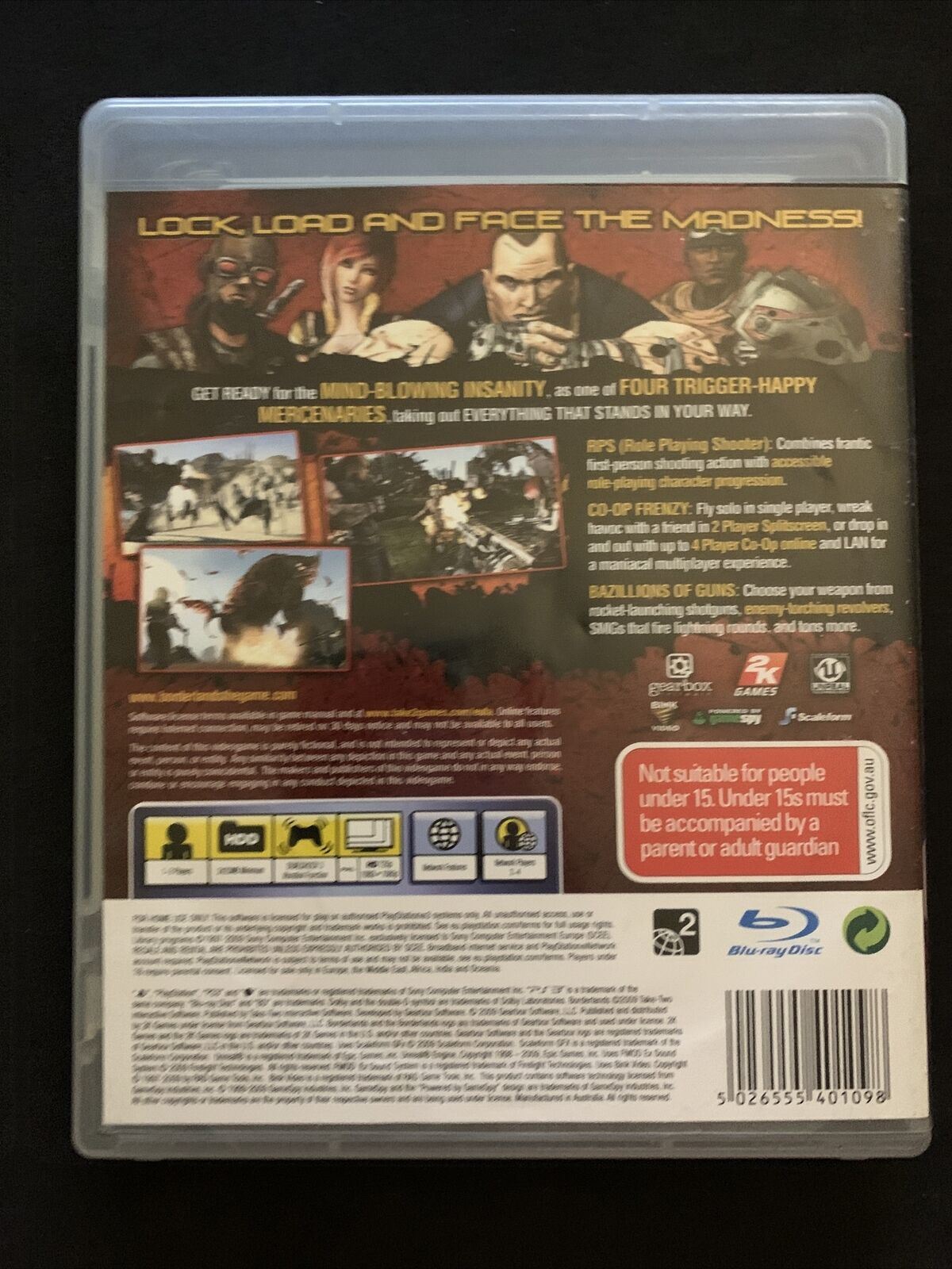 Borderlands - Playstation 3 Game PAL with Manual