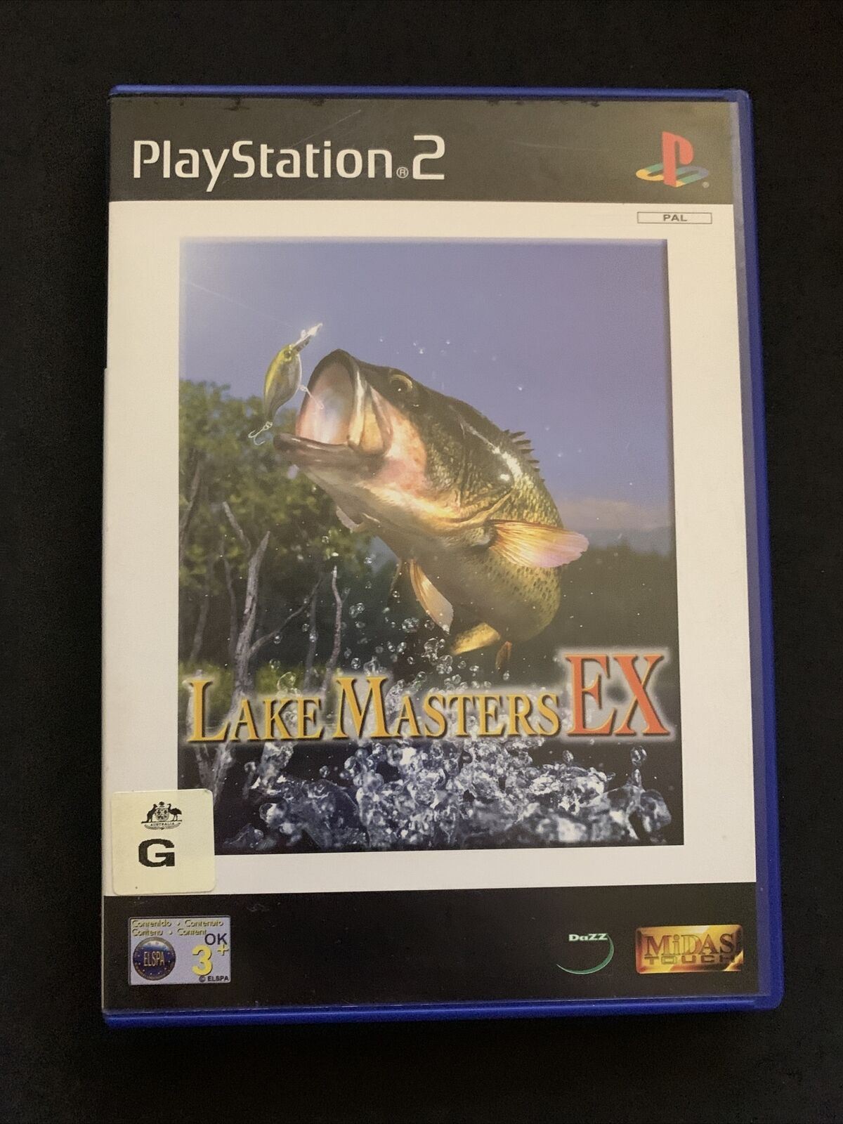Lake Masters Ex - Playstation 2 PS2 PAL Game with Manual
