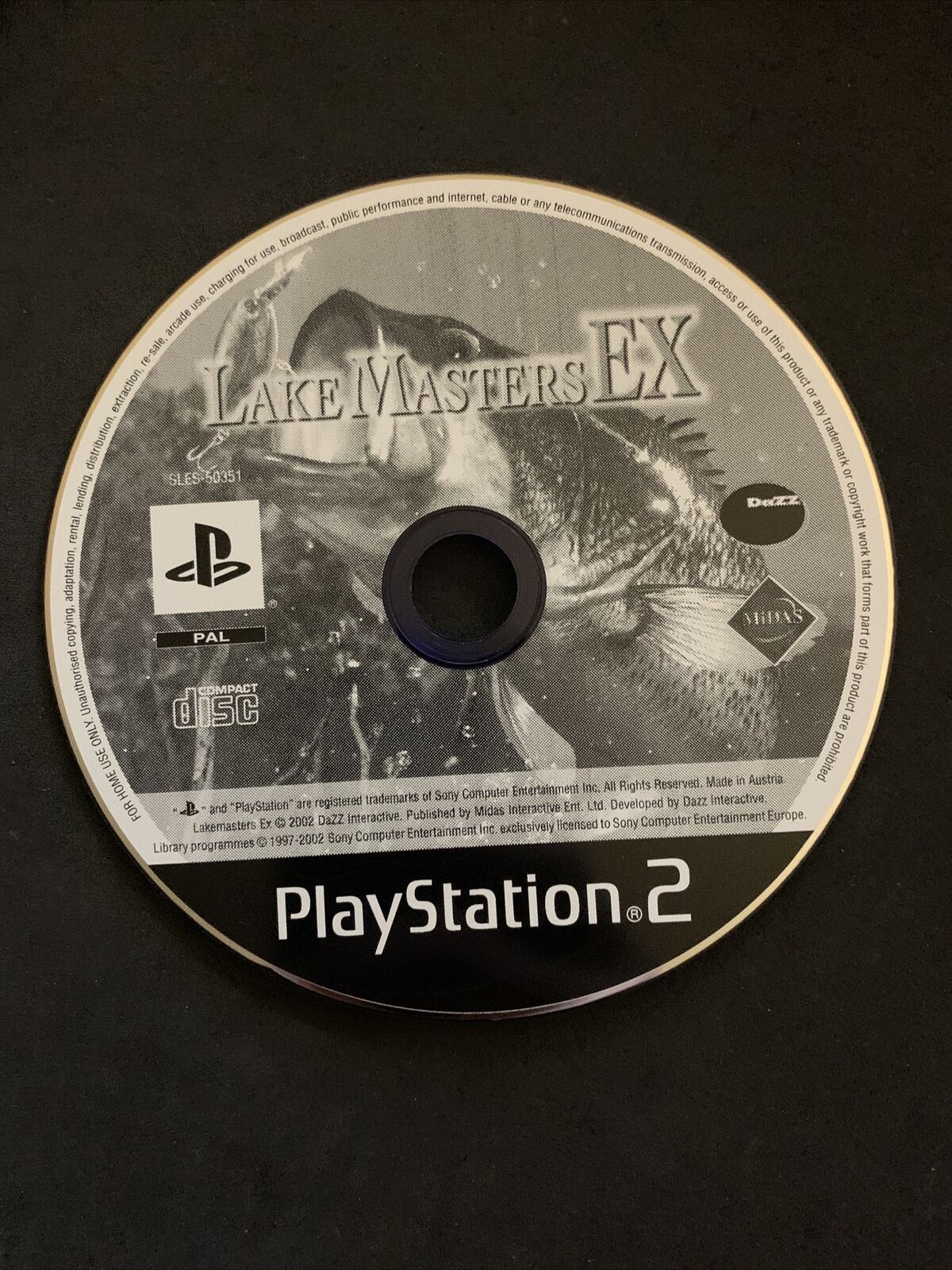 Lake Masters Ex - Playstation 2 PS2 PAL Game with Manual