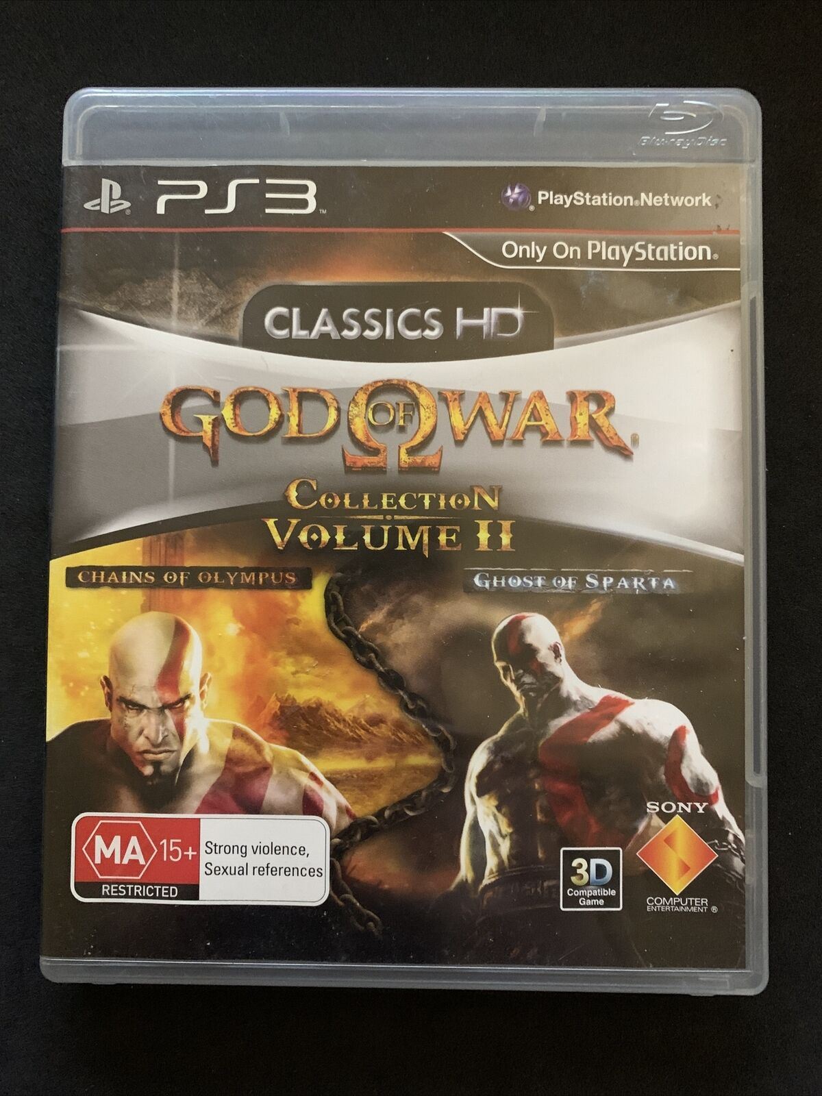 GOD OF WAR Classics HD Collection Volume II 2 - PlayStation 3 with Manual