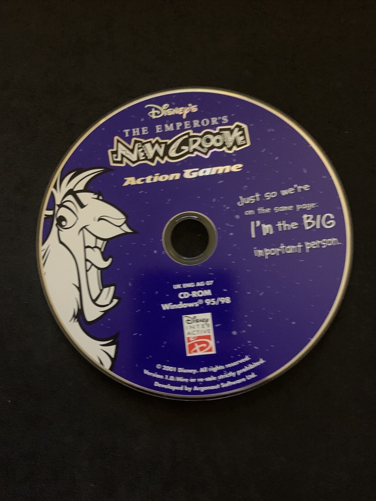 Disney The Emperor's New Groove PC CDROM Game