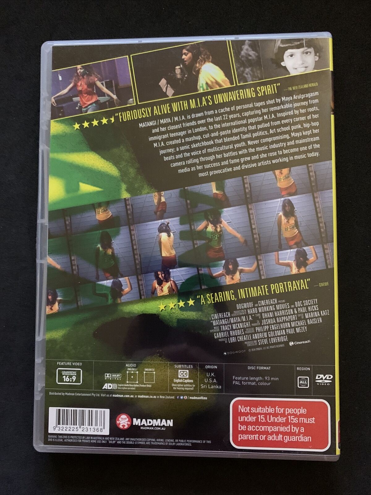 Matangi Maya M.I.A (DVD, 2018) Region Free