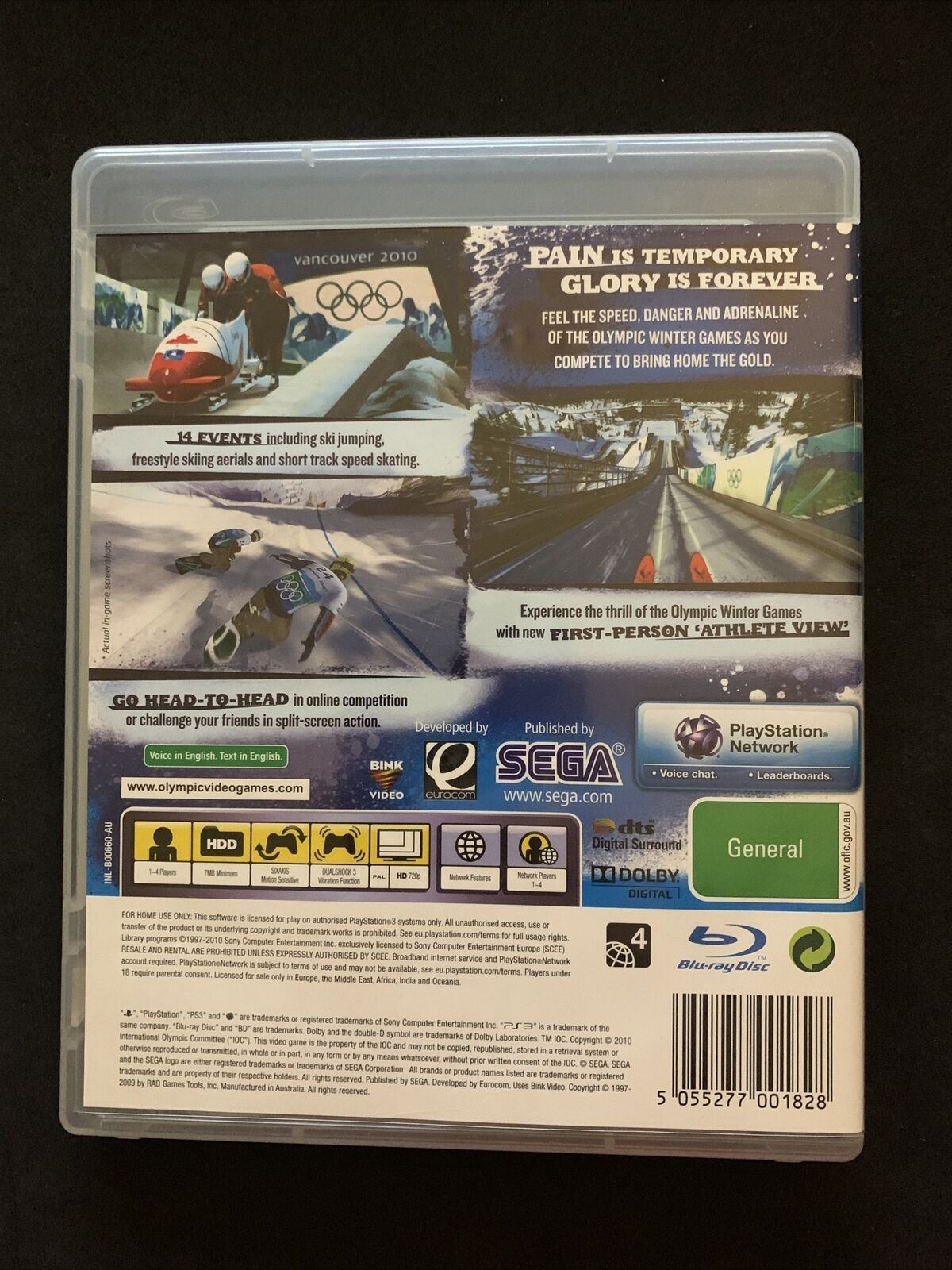 Vancouver 2010 Winter Olympics - PS3 Game with Manual