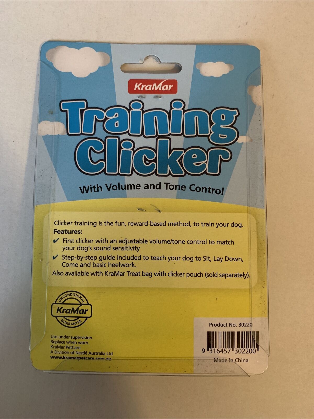 Kramar Dog Training Clicker with Volume & Tone Control