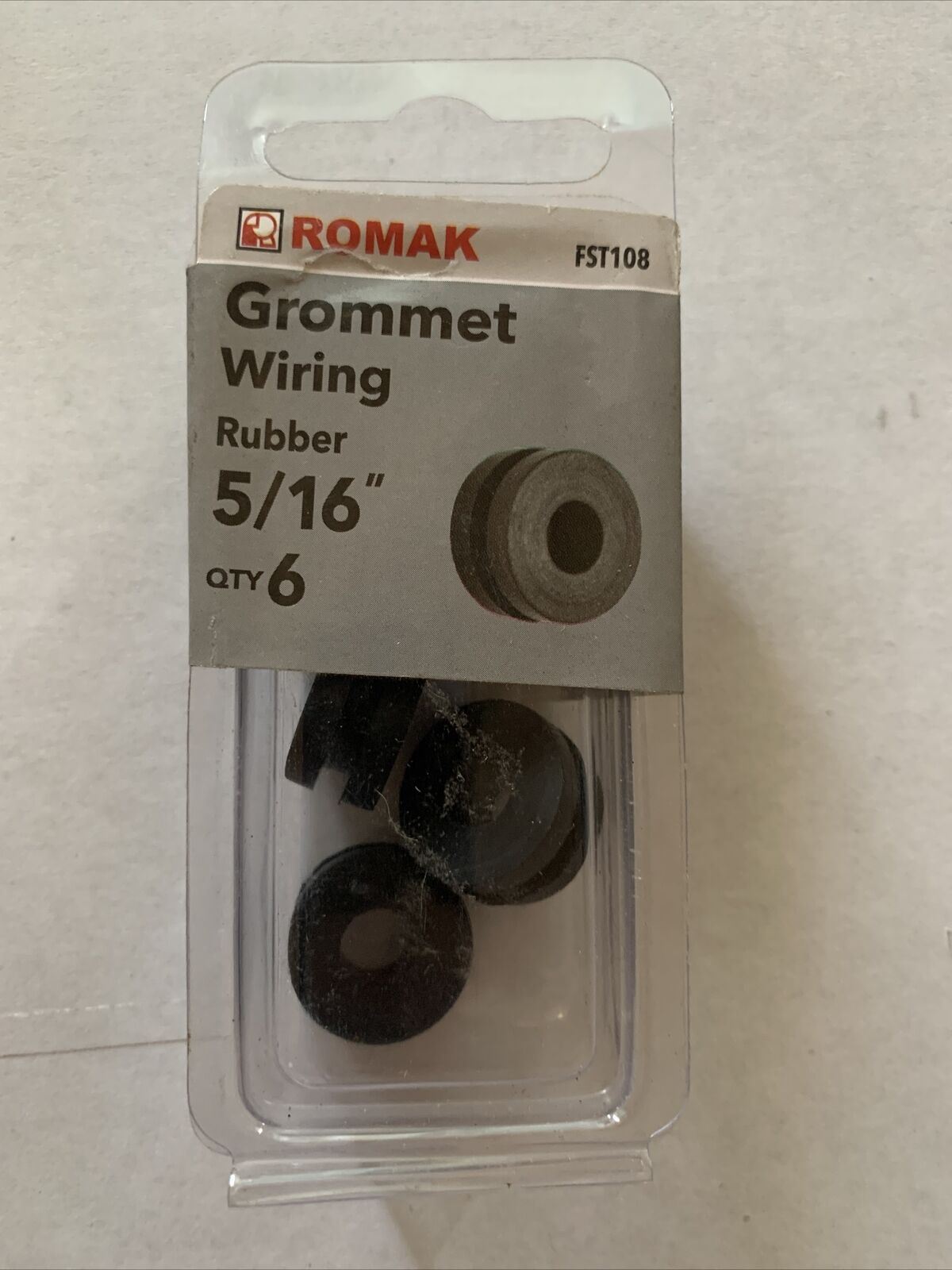 Romak Grommet Wiring Rubber 5/16" Qty 6 FST108