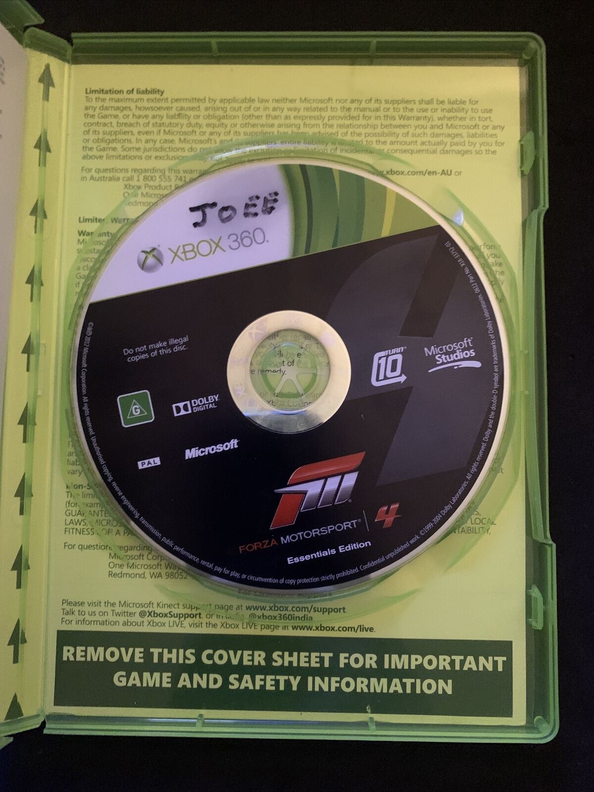 Forza Motorsport 4 Essentials Edition featuring V8 Supercars - Xbox 360