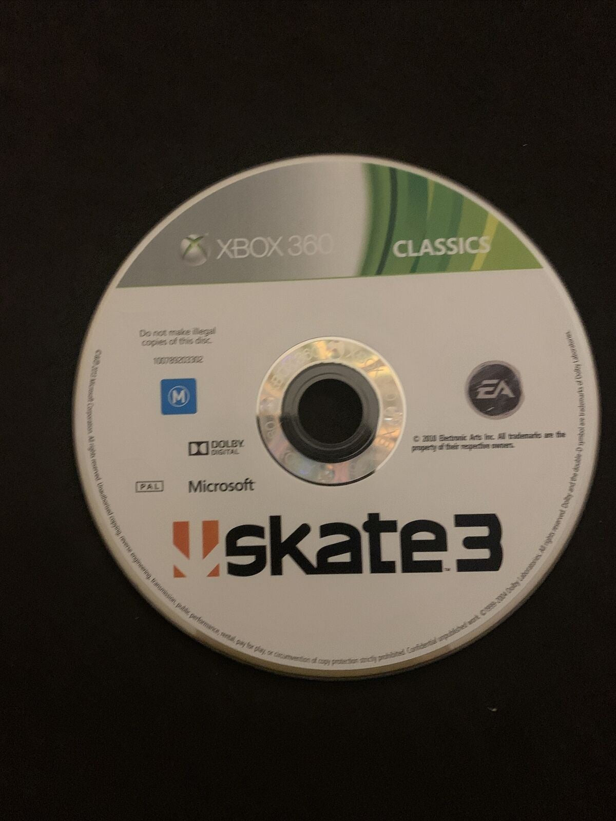 Skate 3 - Microsoft Xbox 360 with Manual