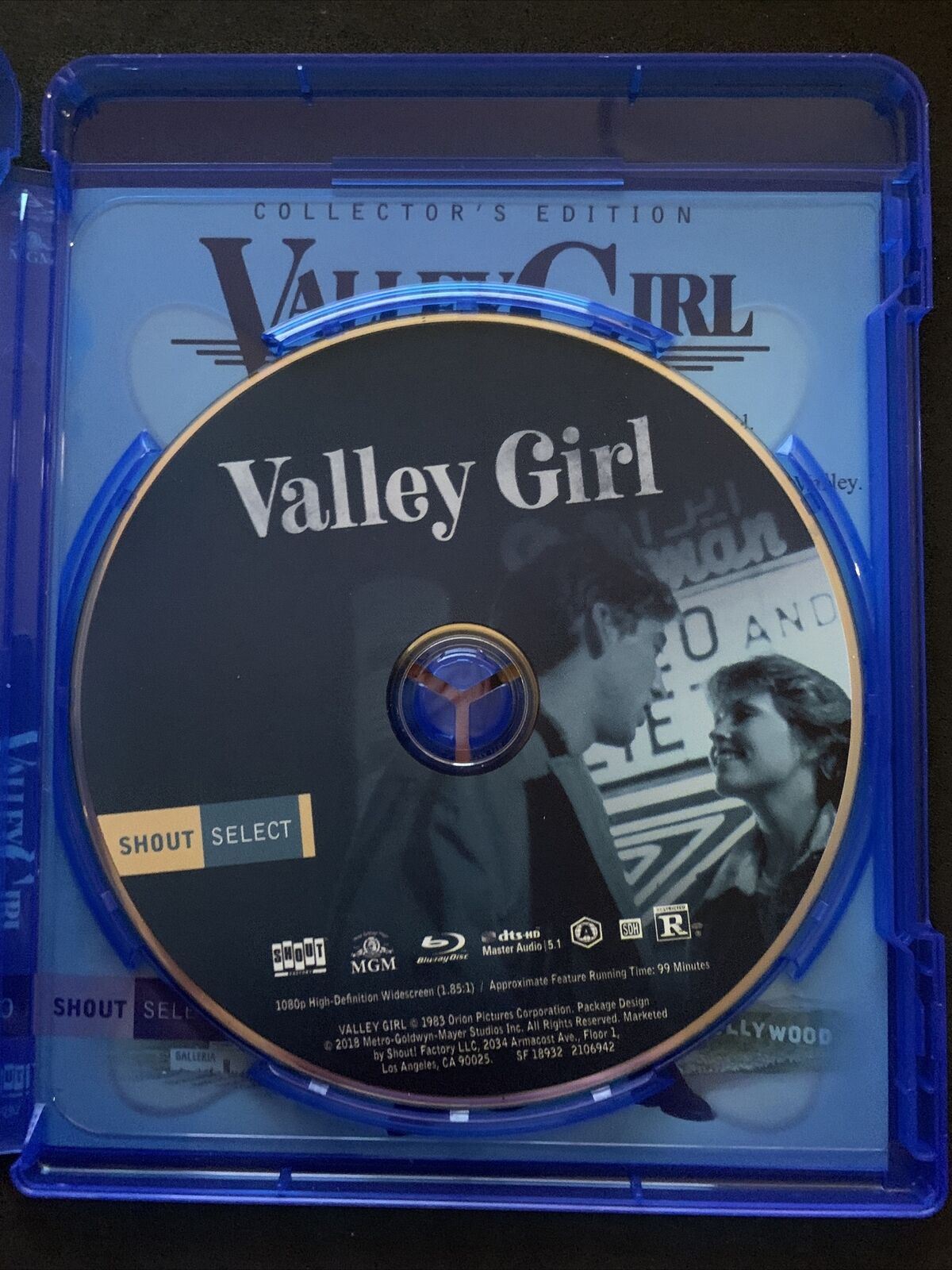 Valley Girl - Collector's Edition (Blu-ray, 1983) Nicolas Cage. Region A
