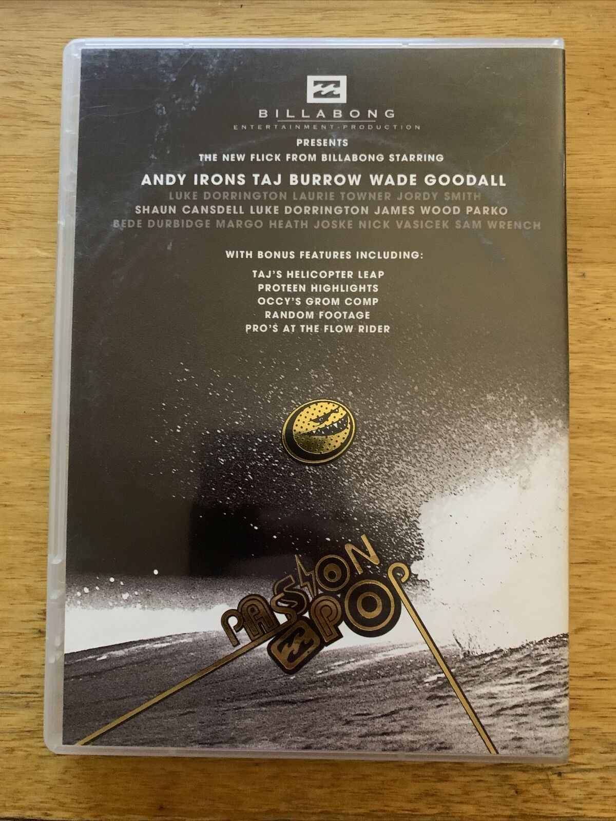 Billabong Passion Pop (DVD) Andy Irons, Taj Burros, Wade Goodall, James Wood..