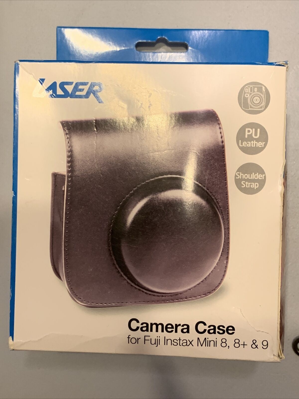 Laser Camera Case For Fuji Instax Mini 8, 8+ & 9 - Black