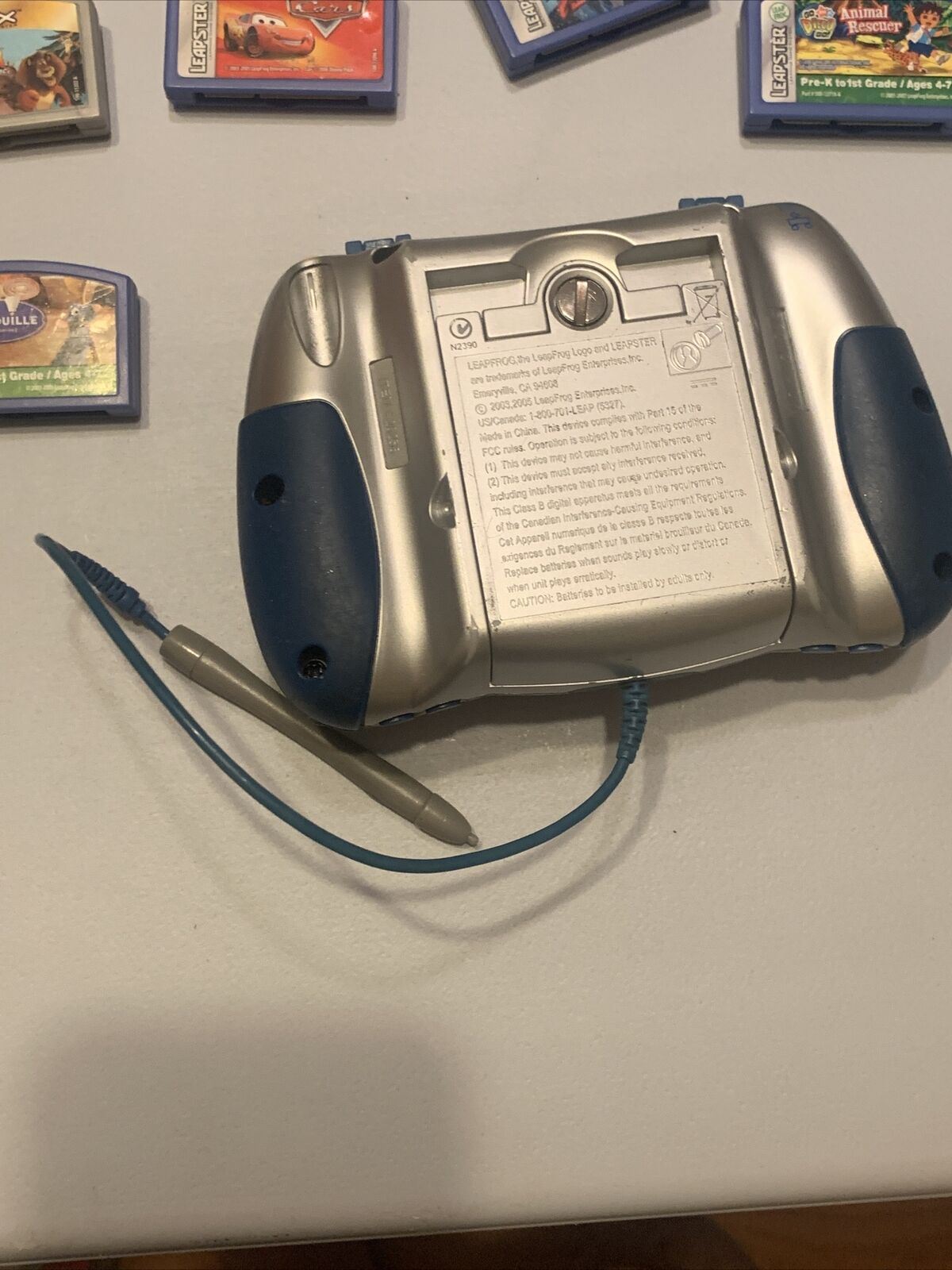 LeapFrog Leapster L-Max Educational Learning game console PLUS 9 games