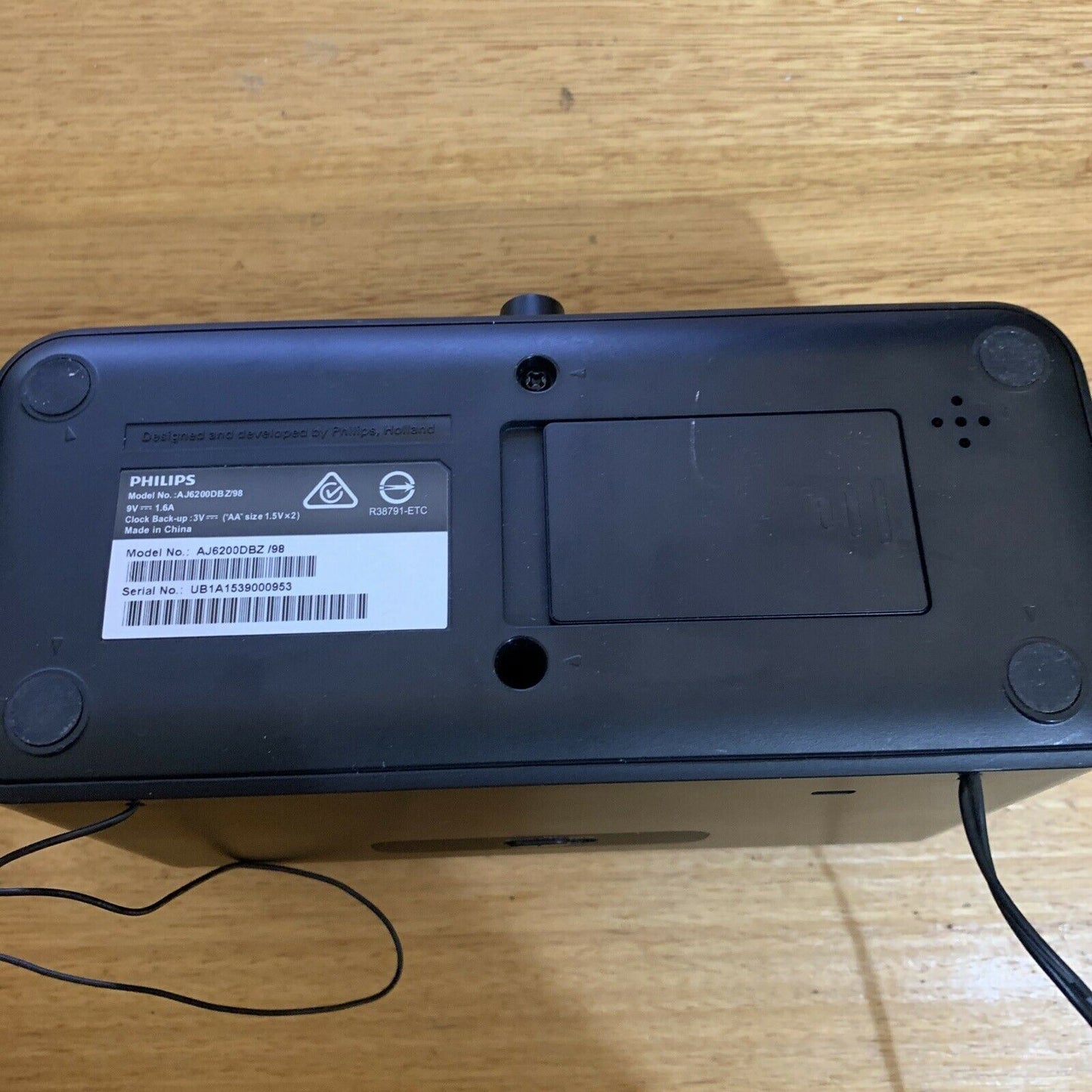 Philips AJ6200DBZ/98 Clock Radio Lightning iPhone Dock