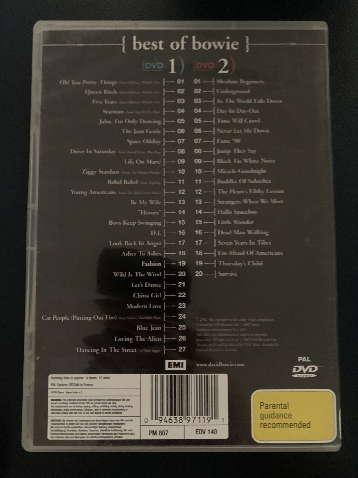 David Bowie - Best of Bowie (DVD, 2015)