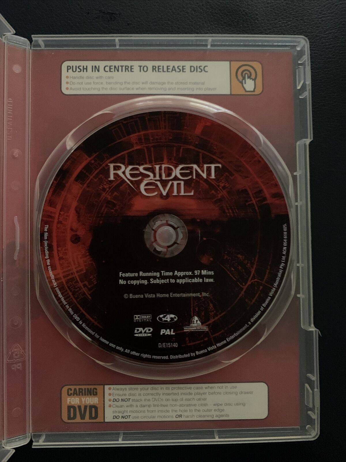 Resident Evil (DVD, 2001) Milla Jovovich, Michelle Rodriguez