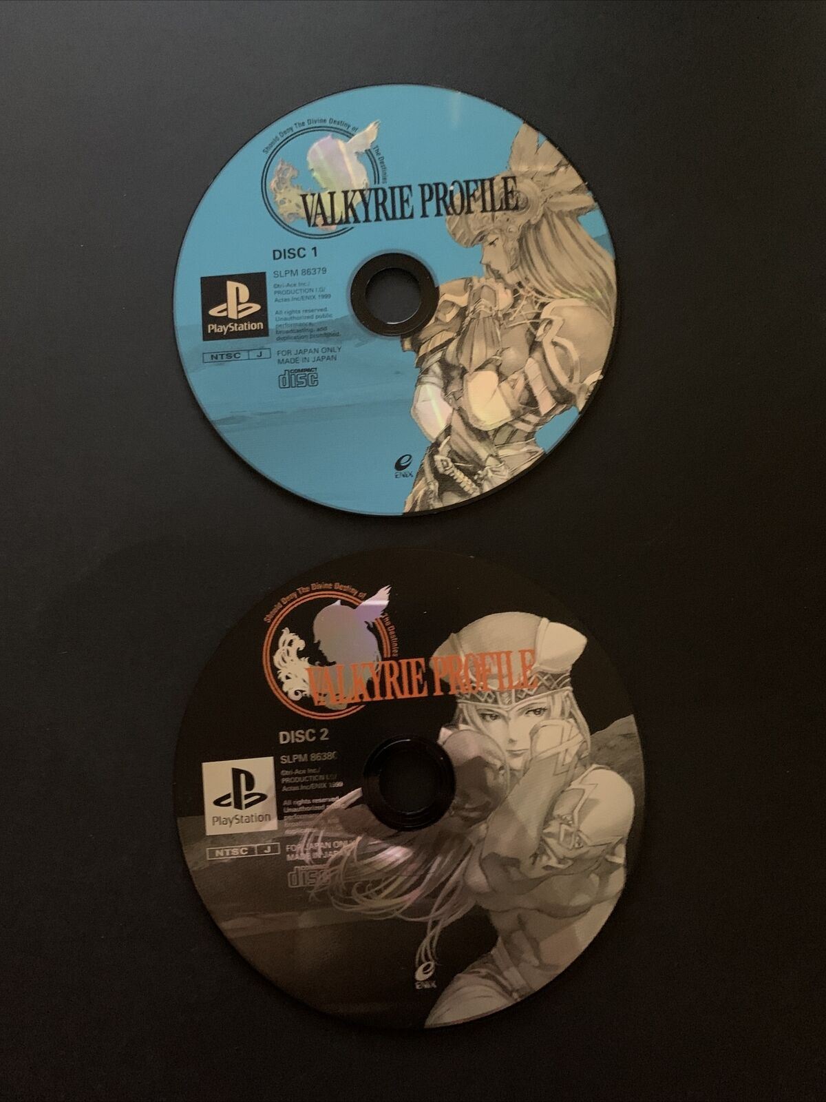 Valkyrie Profile PS1 NTSC-J Japan Japanese Playstation 1 RPG Game with Manual