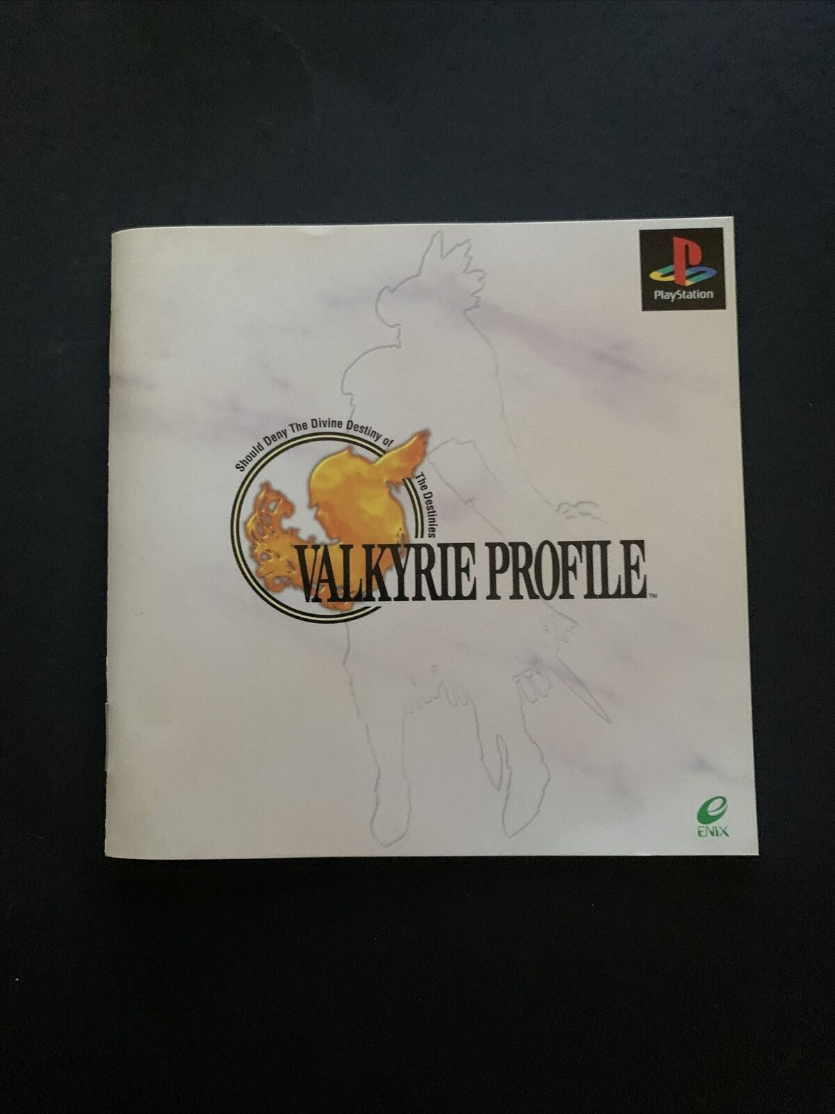 Valkyrie Profile PS1 NTSC-J Japan Japanese Playstation 1 RPG Game with Manual