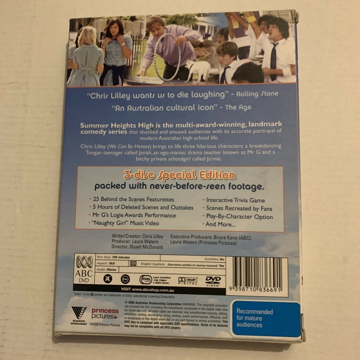 Summer Heights High - 3-Disc Special Edition (DVD, 2008) Chris Lilley