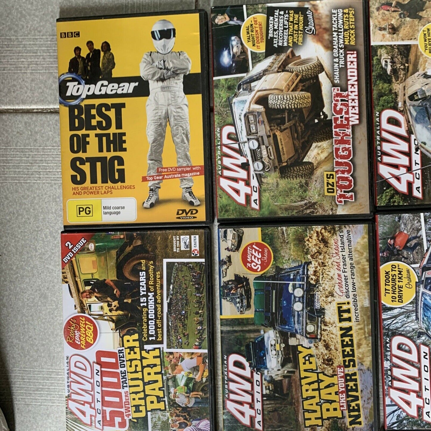 23x DVD's: (17x 4WD Action, 2x-4x4 Australia, 1x Top Gear and 2 others)