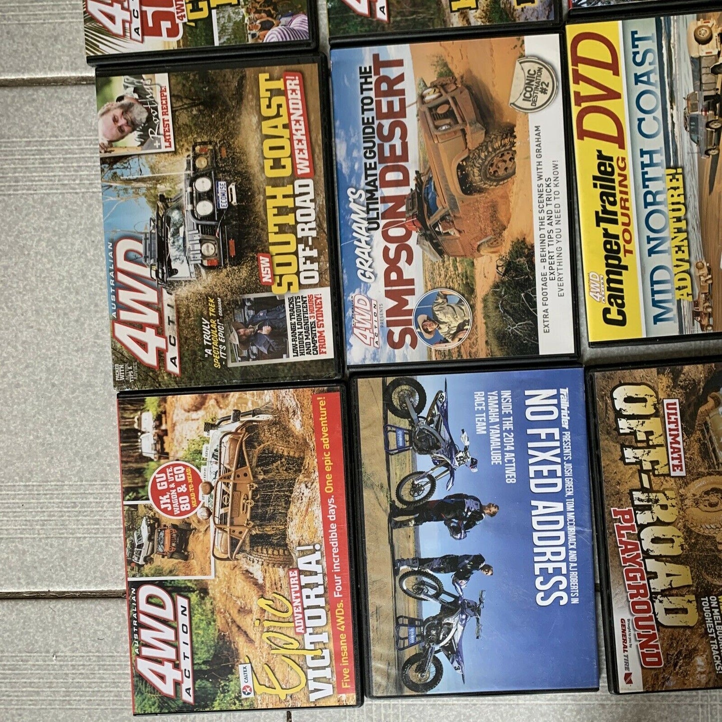 23x DVD's: (17x 4WD Action, 2x-4x4 Australia, 1x Top Gear and 2 others)