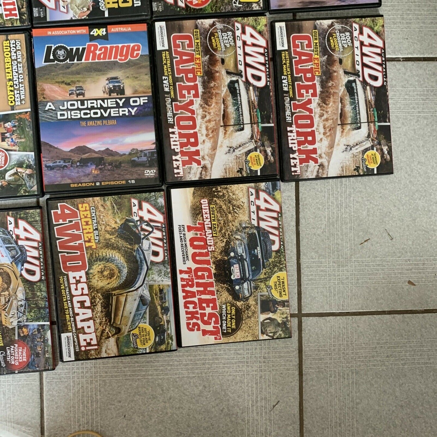 23x DVD's: (17x 4WD Action, 2x-4x4 Australia, 1x Top Gear and 2 others)