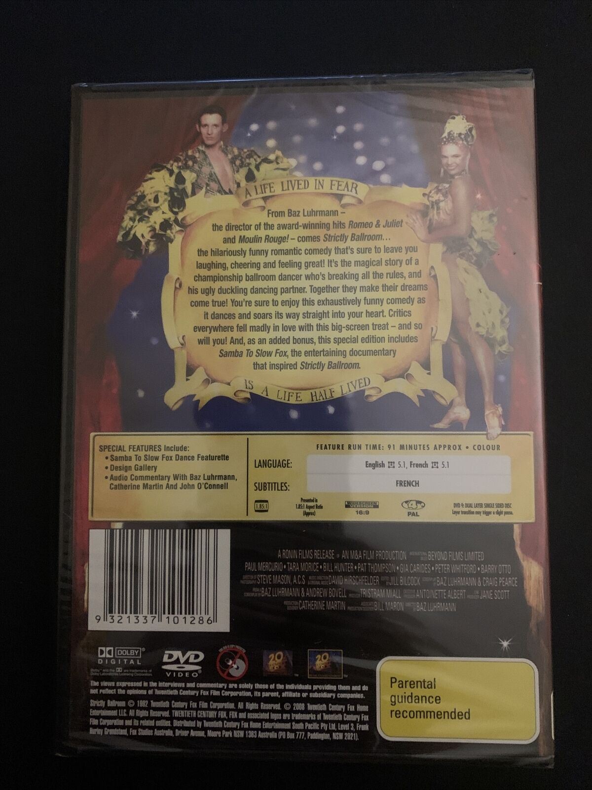 *New Sealed* Strictly Ballroom (DVD, 1992) Tara Morice, Paul Mercurio. Region 4