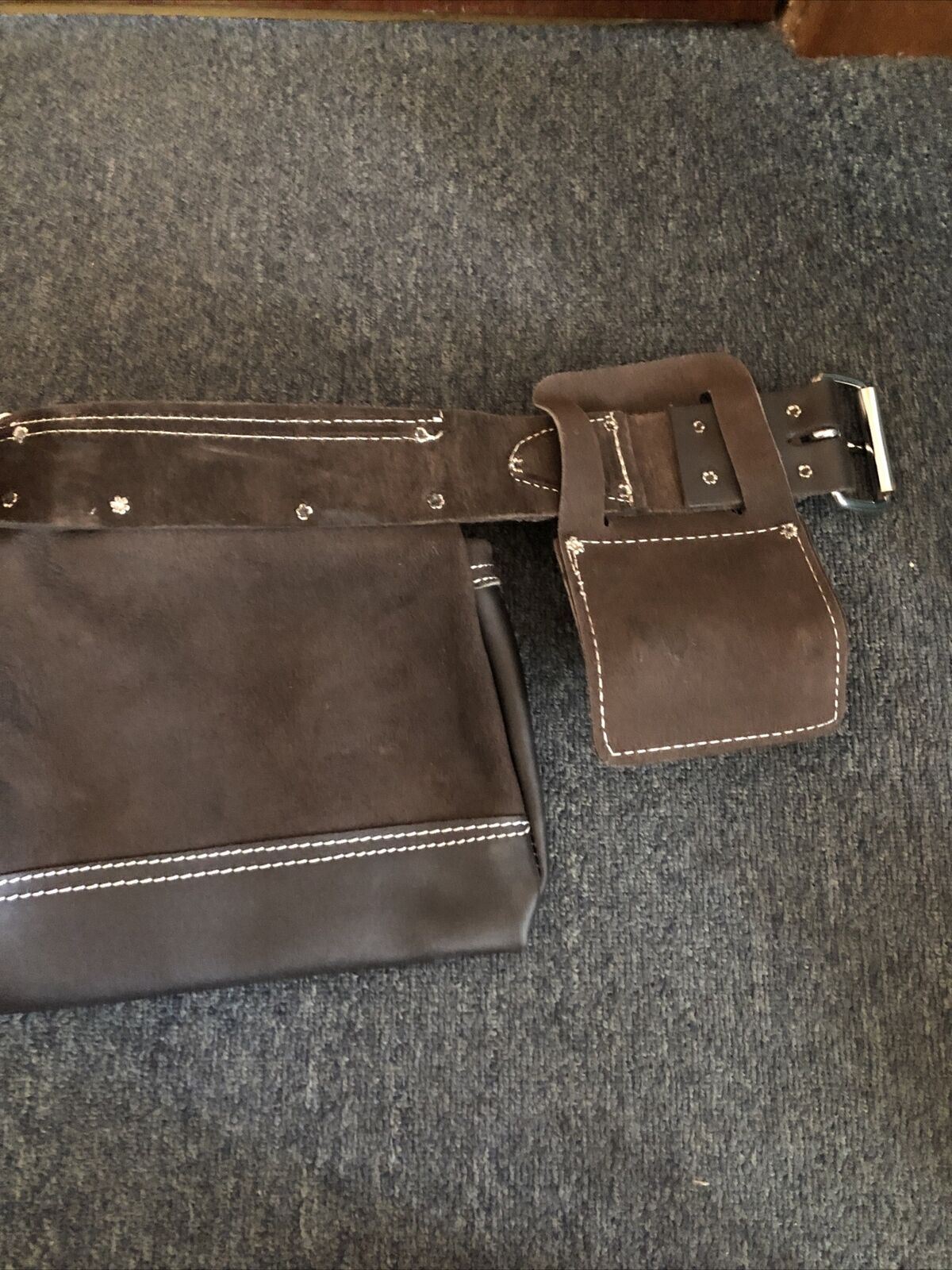 CraftRight 12 Pocket Leather Double Tool Belt