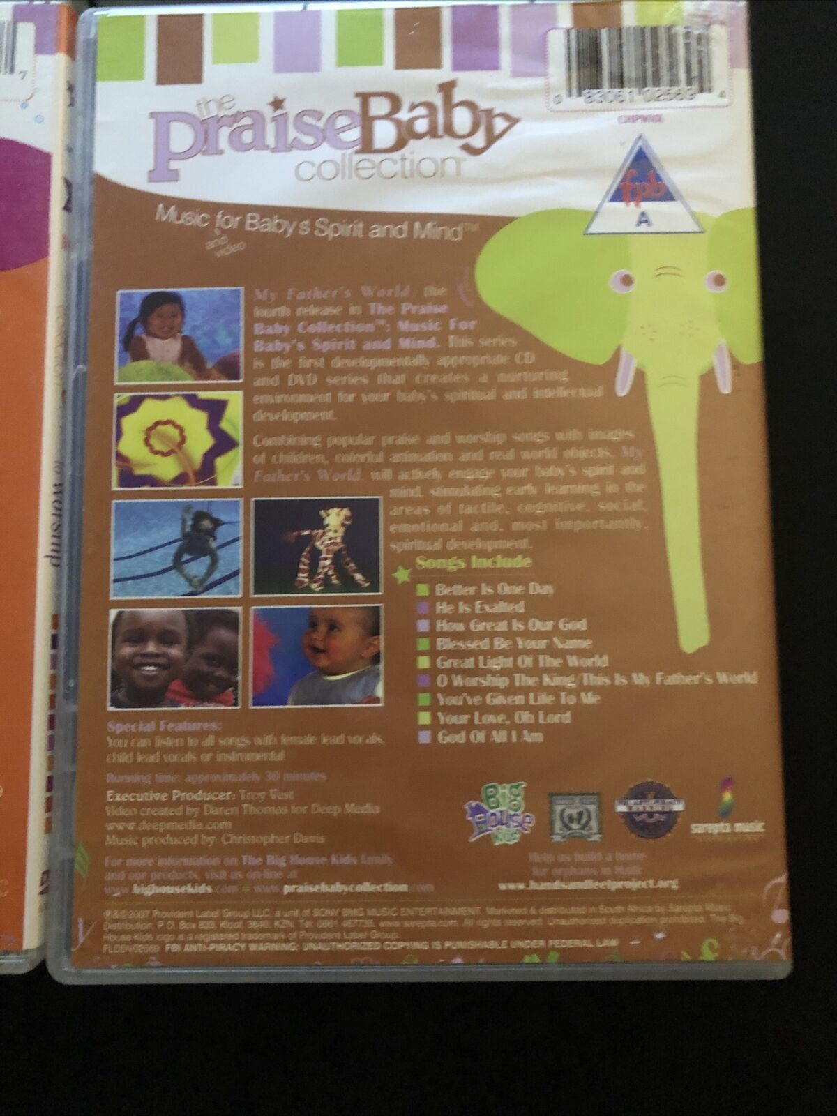 The Praise Baby Collection Gift Set - 4x DVD God of Wonders, Born to Worship..