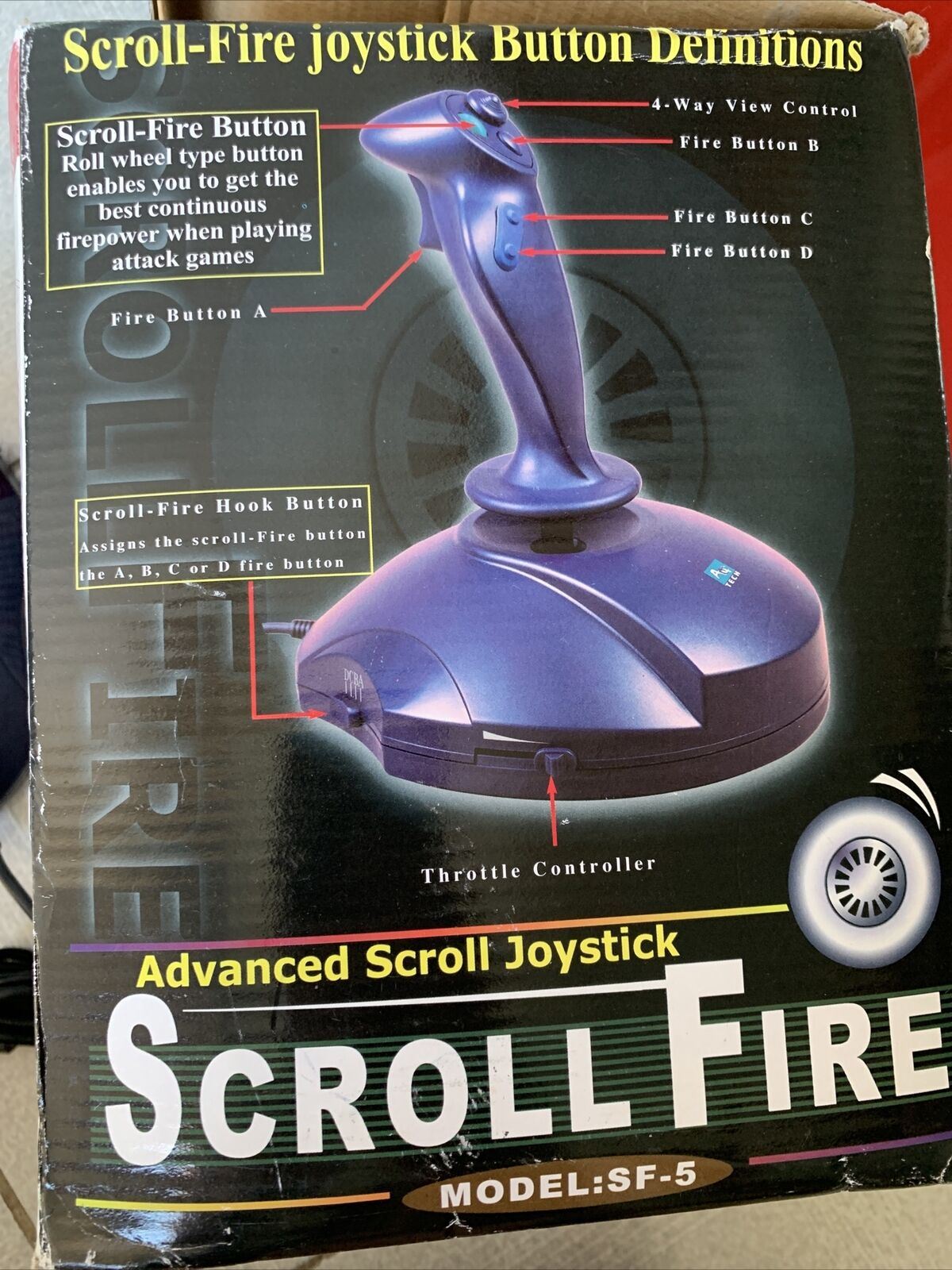 Scroll Fire SF-5 Advanced Scroll Joystick for PC Gameport