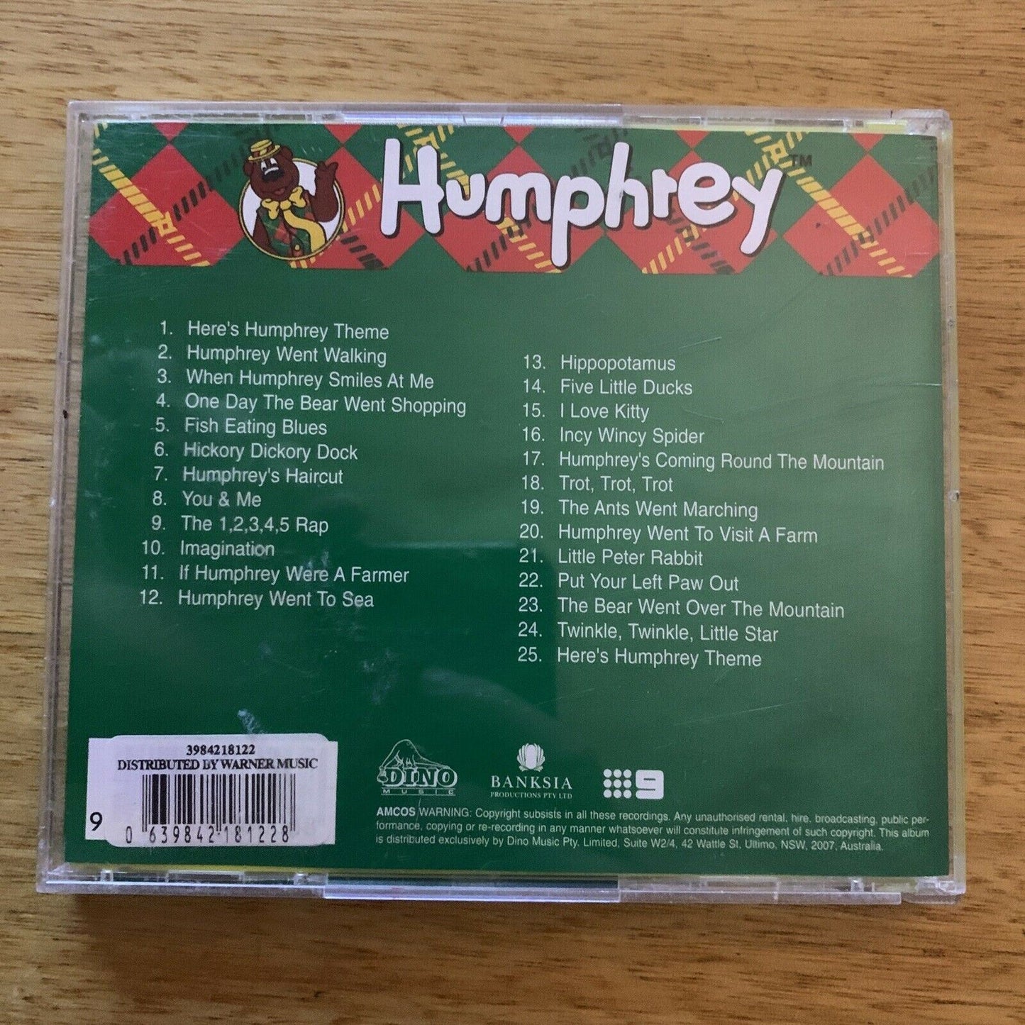 Humphrey B Bear - All My Friends Are Animals (CD, Album) 25 Songs