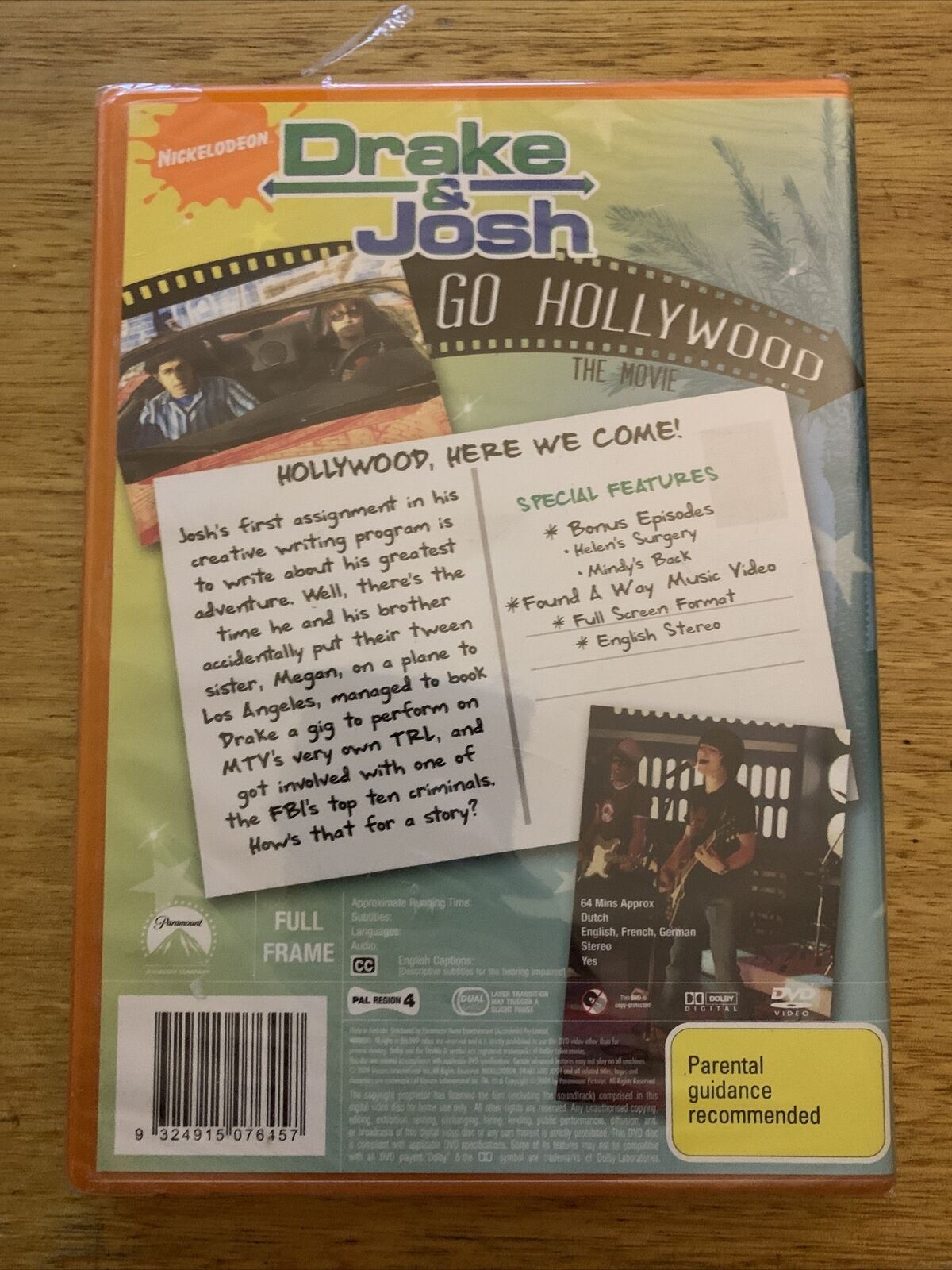 *New Sealed* Drake & Josh Go Hollywood - The Movie (DVD, 2006) Region 4