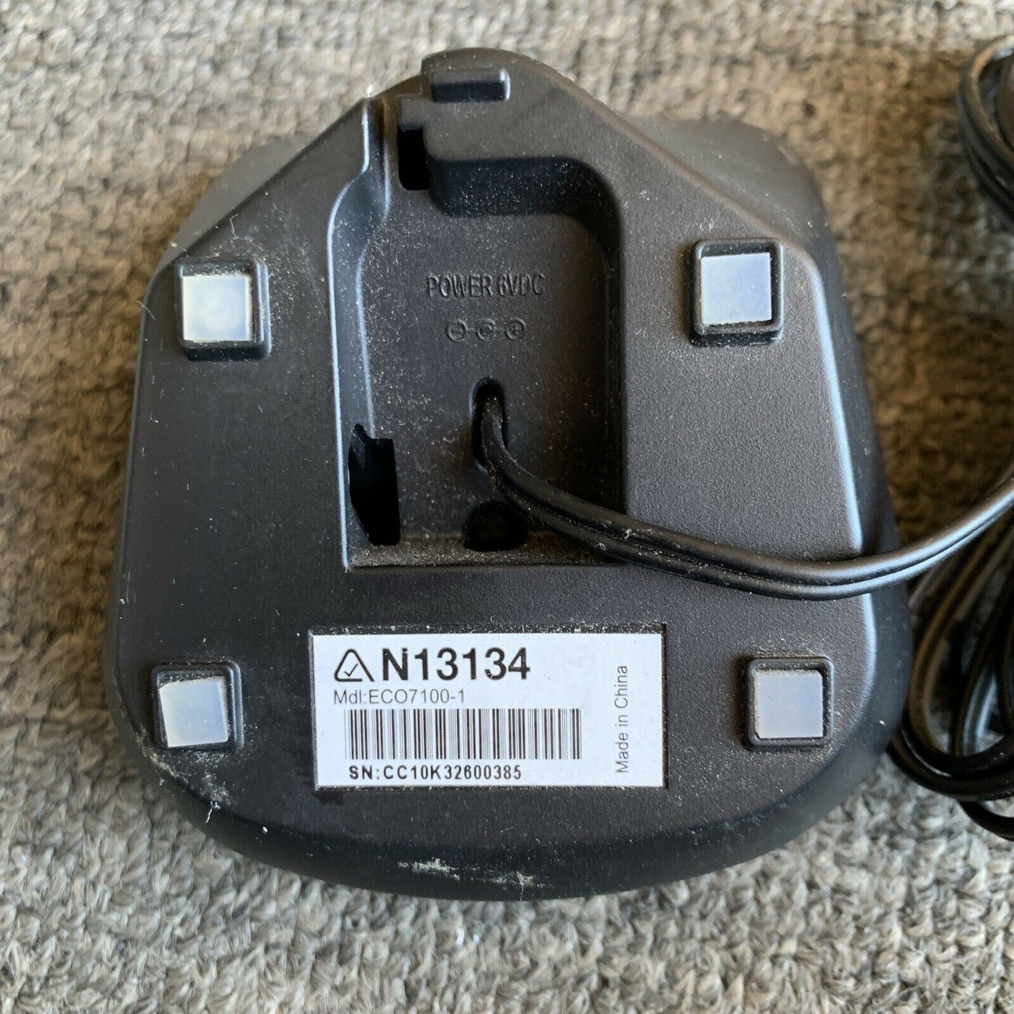 Genuine Oricom ECO7100-1 Base Charger & S003IS0600015 AC Adapter 6v 150mA