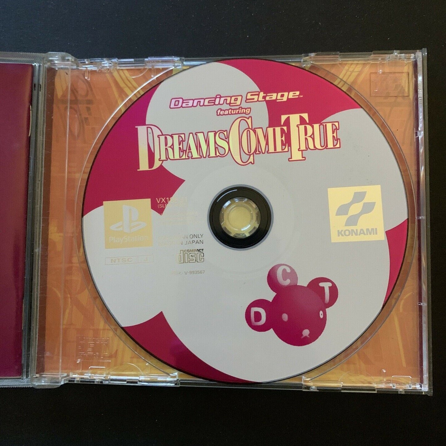 Dancing Stage Dreams Come True - PS1 NTSC-J Japan Dance Dance Revolution Game