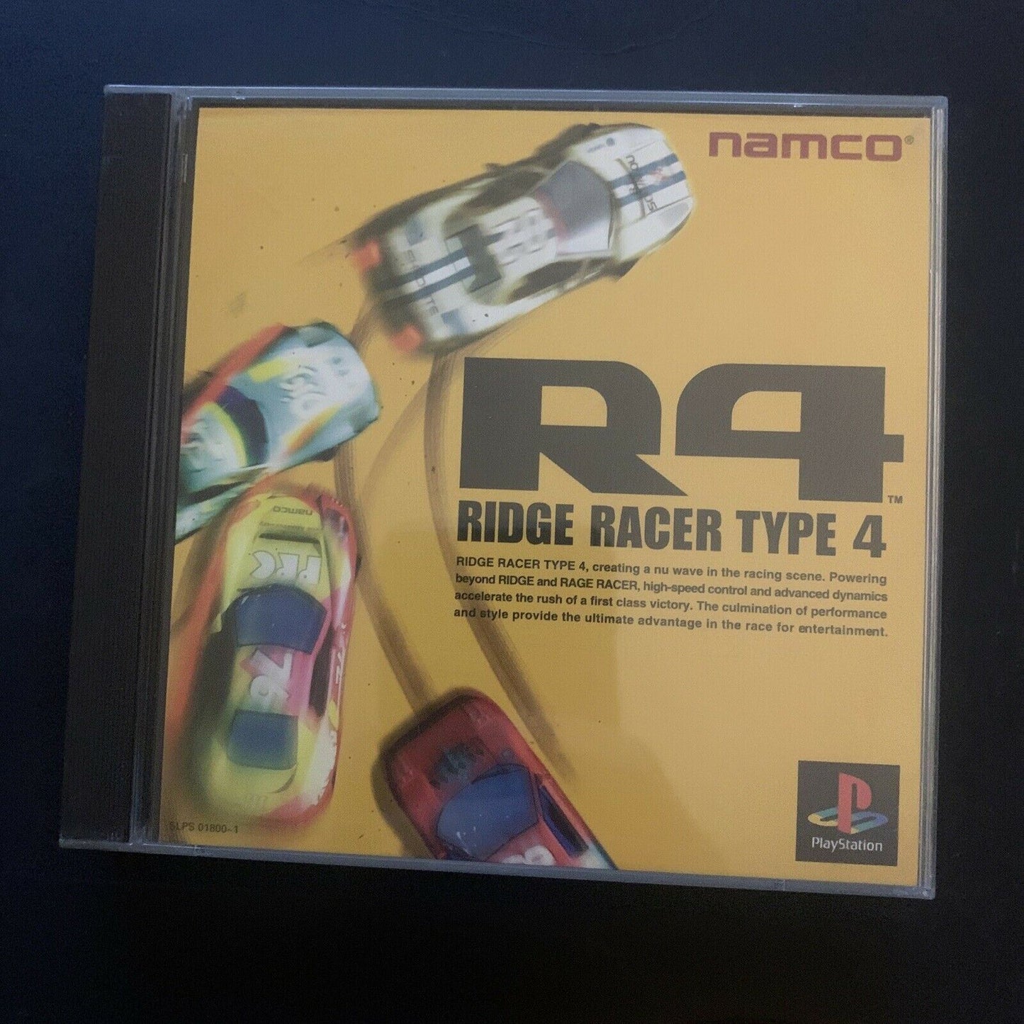 R4 Ridge Racer 4 - Sony Playstation PS1 NTSC-J Japan NAMCO Racing Game
