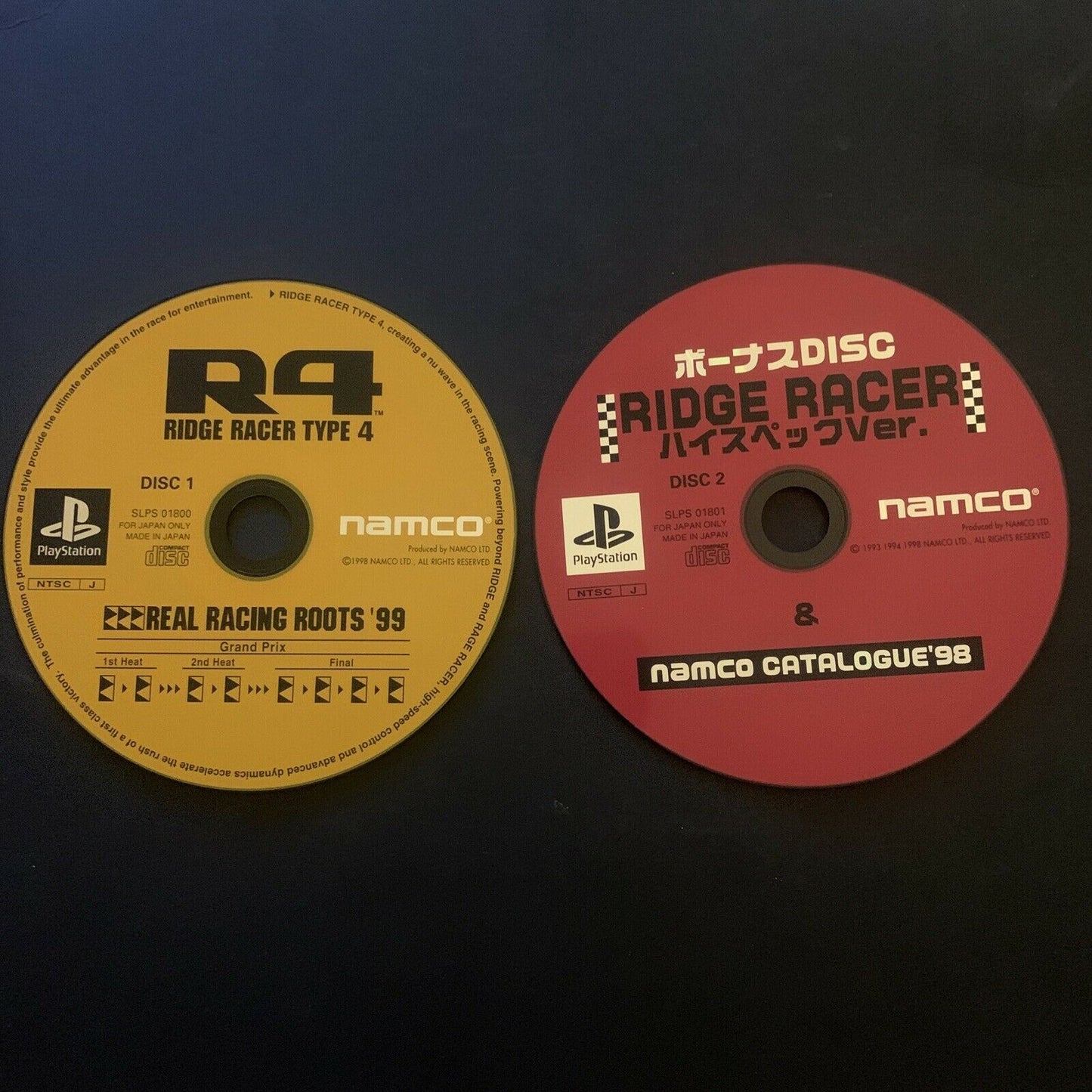R4 Ridge Racer 4 - Sony Playstation PS1 NTSC-J Japan NAMCO Racing Game
