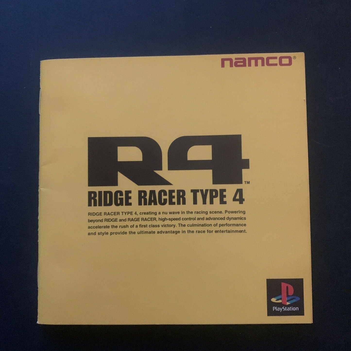 R4 Ridge Racer 4 - Sony Playstation PS1 NTSC-J Japan NAMCO Racing Game